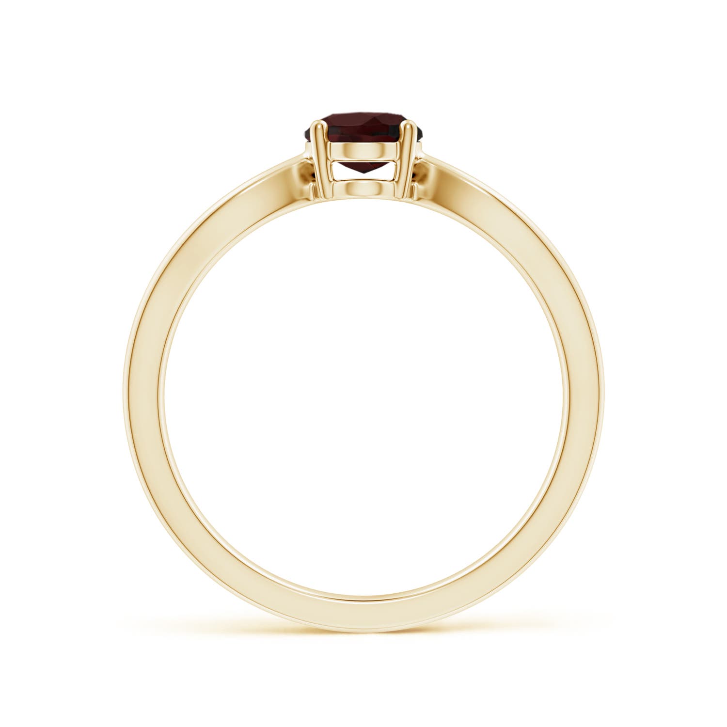 A - Garnet / 0.9 CT / 14 KT Yellow Gold