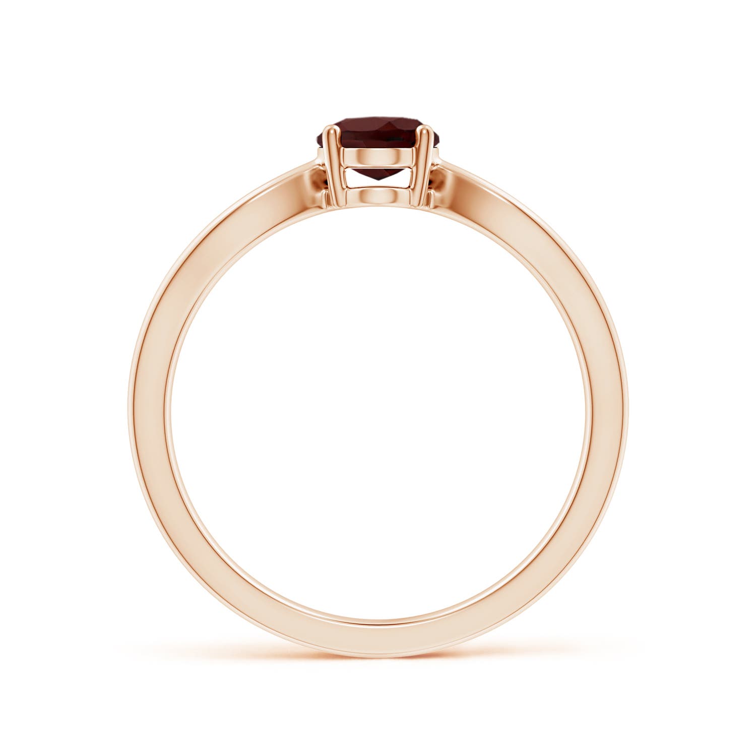 AA - Garnet / 0.9 CT / 14 KT Rose Gold