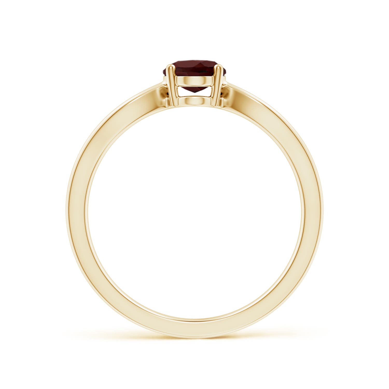 AA - Garnet / 0.9 CT / 14 KT Yellow Gold