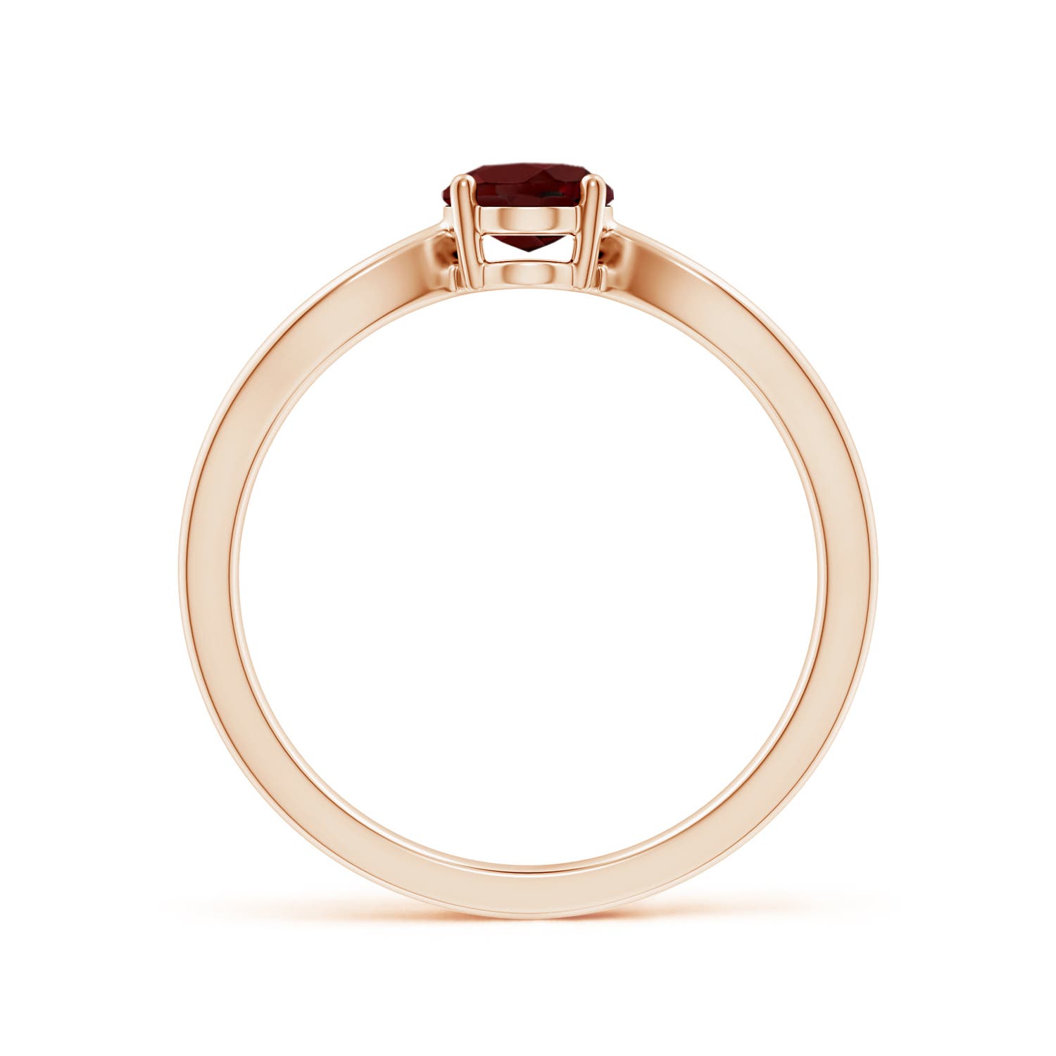 AAA - Garnet / 0.9 CT / 14 KT Rose Gold