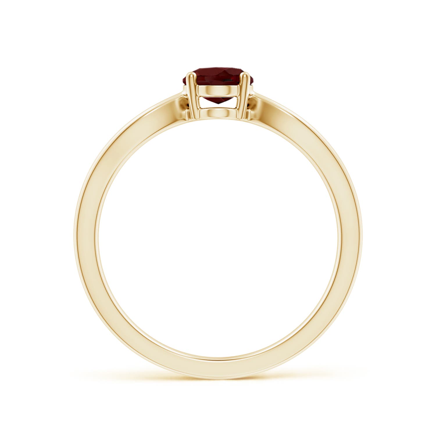 AAA - Garnet / 0.9 CT / 14 KT Yellow Gold