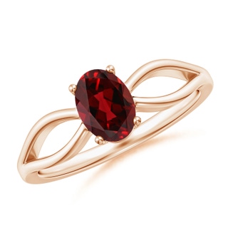 Oval AAAA Garnet