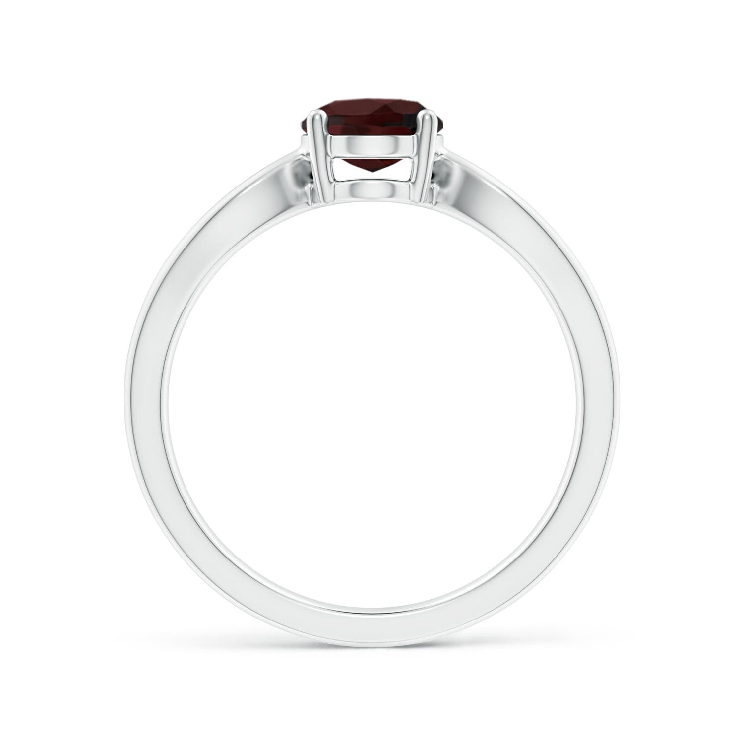 A - Garnet / 1.45 CT / 14 KT White Gold