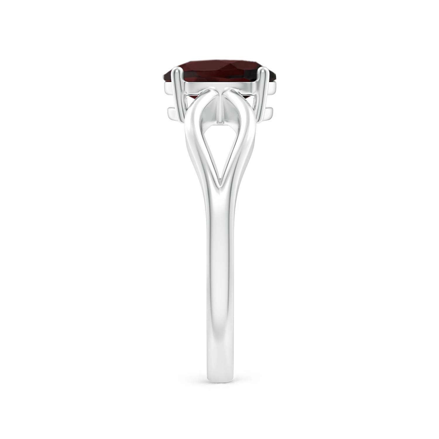 A - Garnet / 1.45 CT / 14 KT White Gold