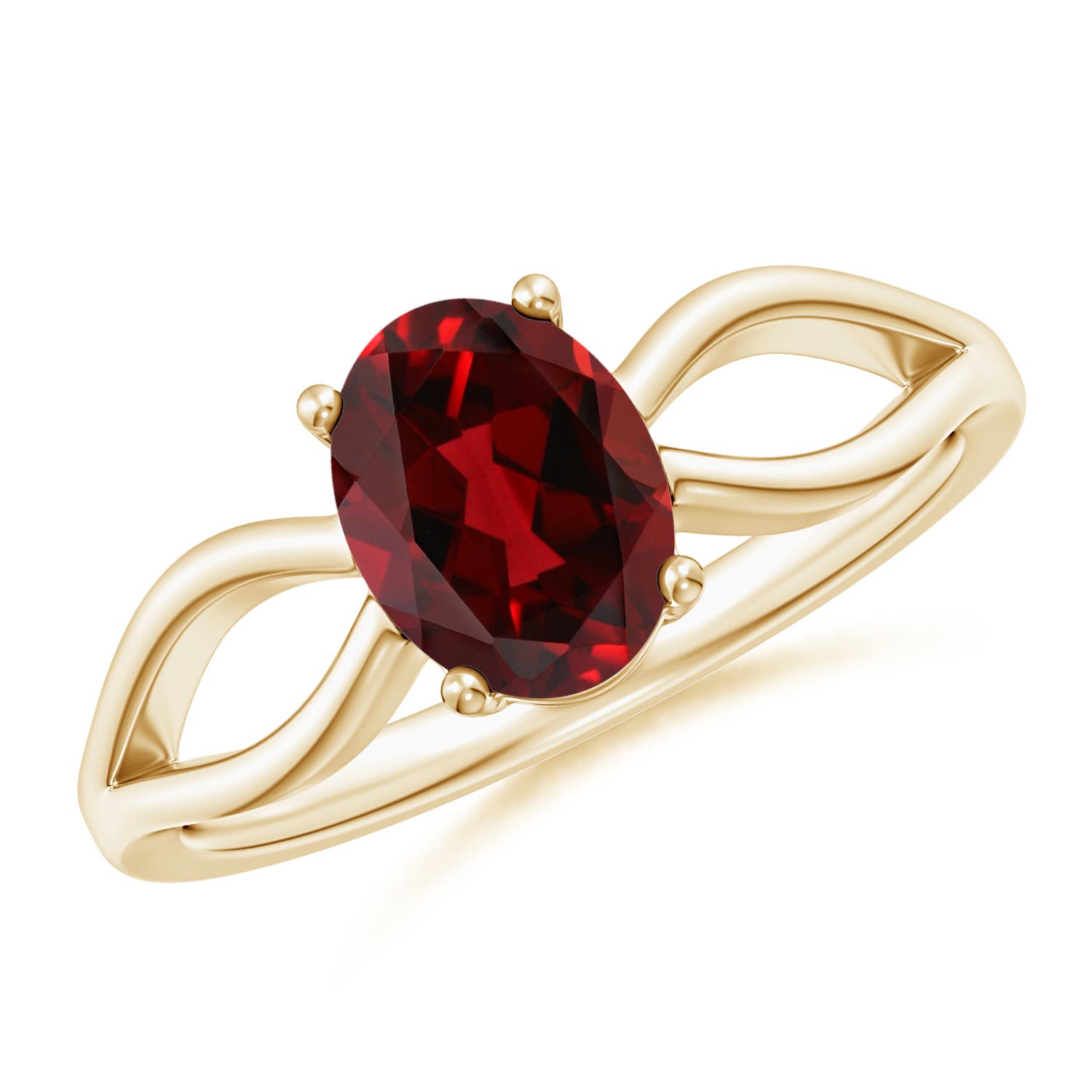 AAAA - Garnet / 1.45 CT / 14 KT Yellow Gold