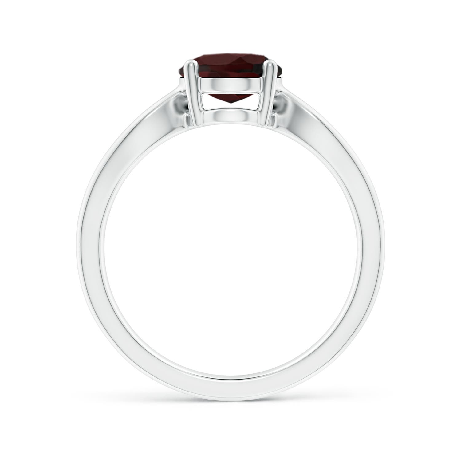 A - Garnet / 2 CT / 14 KT White Gold