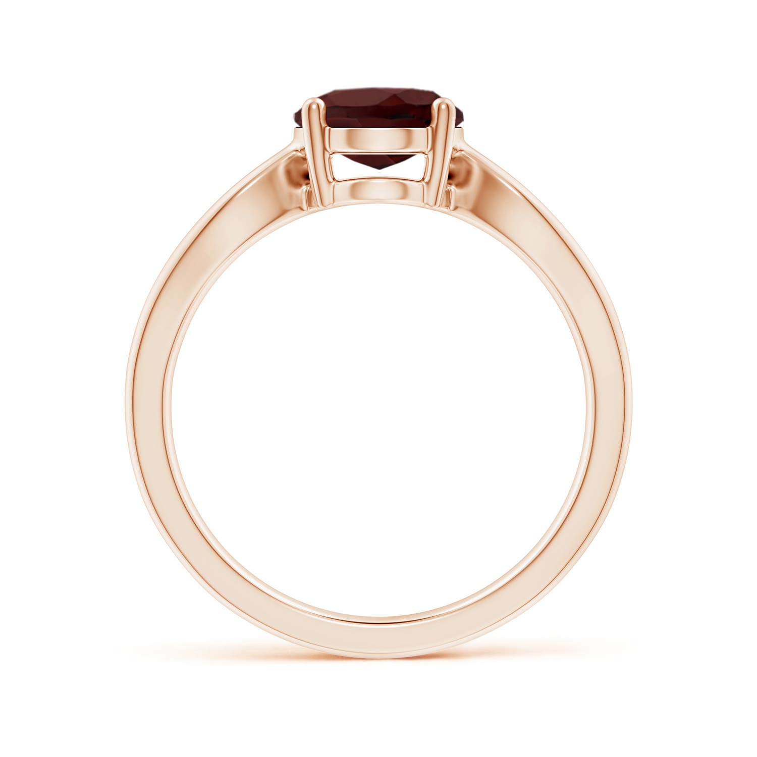 AA - Garnet / 2 CT / 14 KT Rose Gold