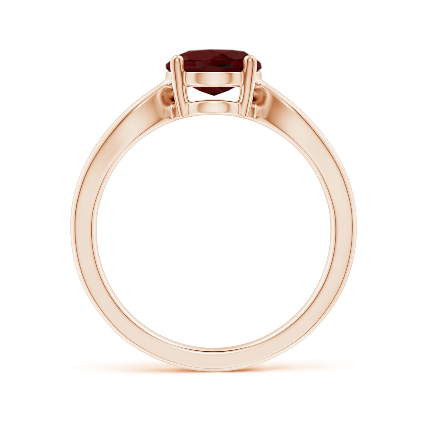 AAA - Garnet / 2 CT / 14 KT Rose Gold