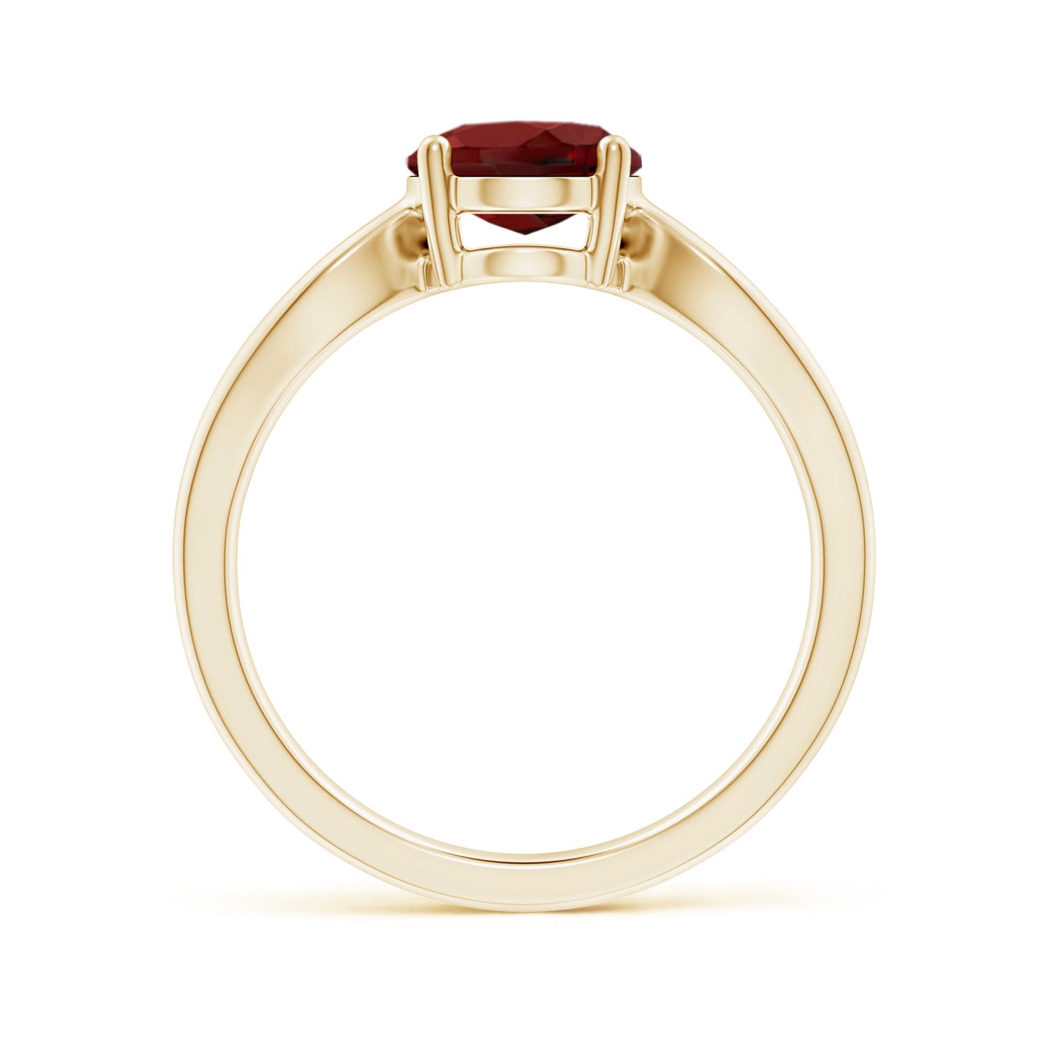 AAAA - Garnet / 2 CT / 14 KT Yellow Gold