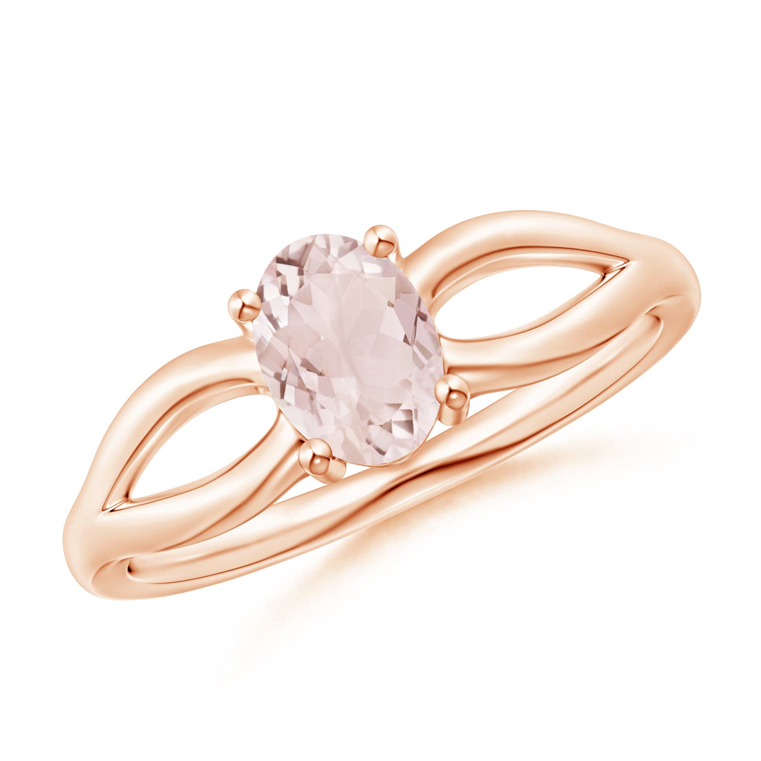 A - Morganite / 0.7 CT / 14 KT Rose Gold