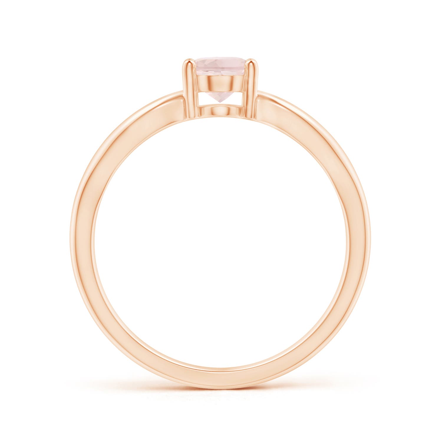 A - Morganite / 0.7 CT / 14 KT Rose Gold