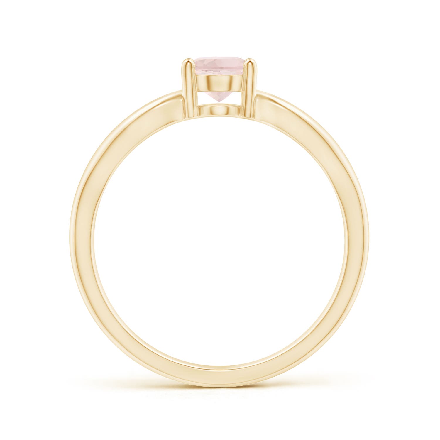 A - Morganite / 0.7 CT / 14 KT Yellow Gold