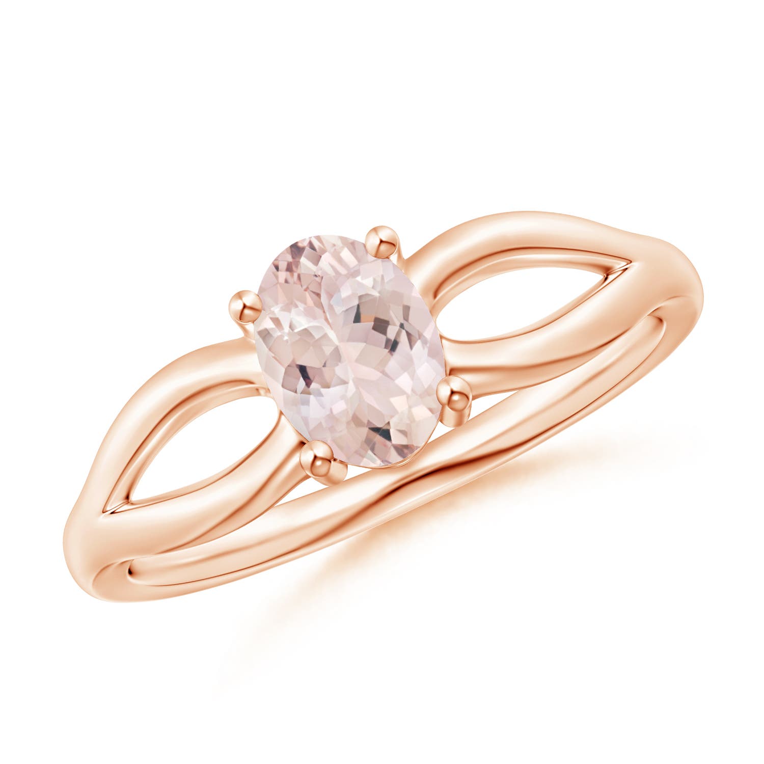 AA - Morganite / 0.7 CT / 14 KT Rose Gold