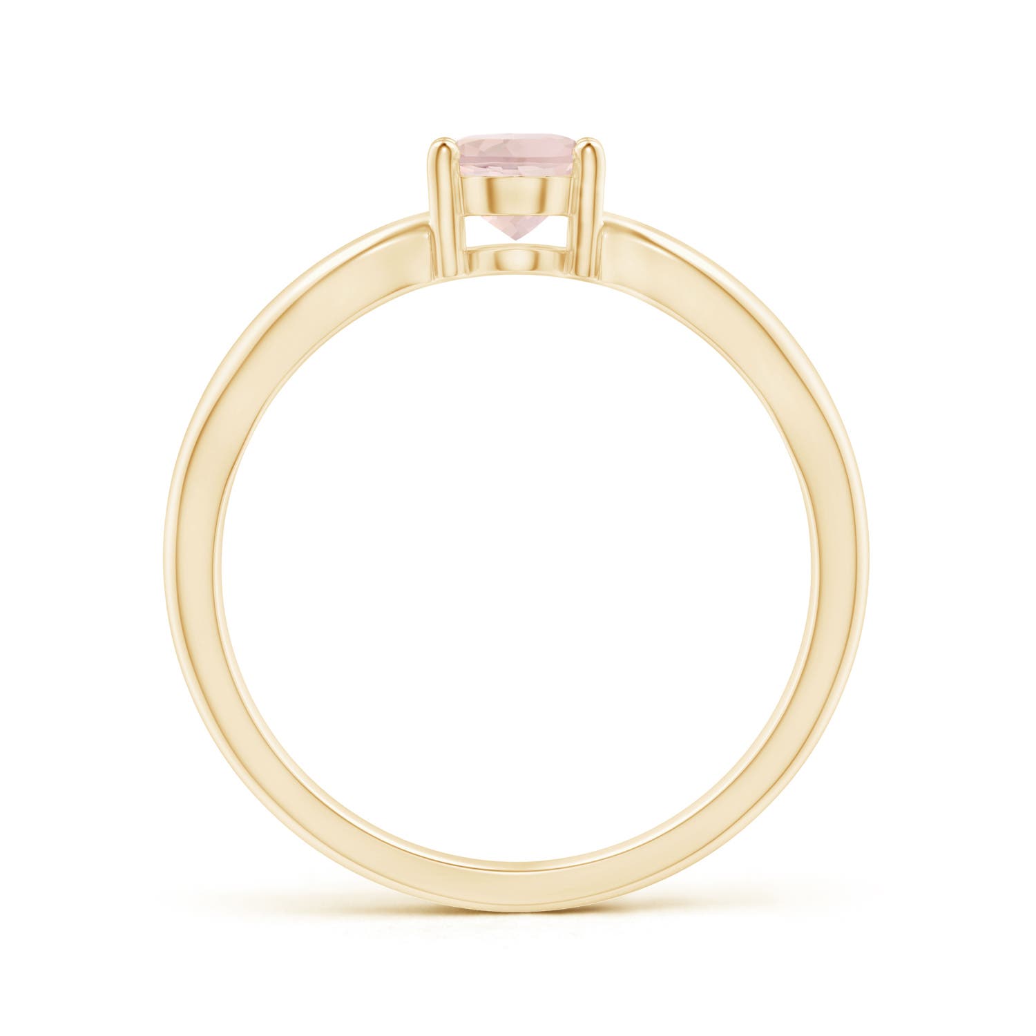 AA - Morganite / 0.7 CT / 14 KT Yellow Gold