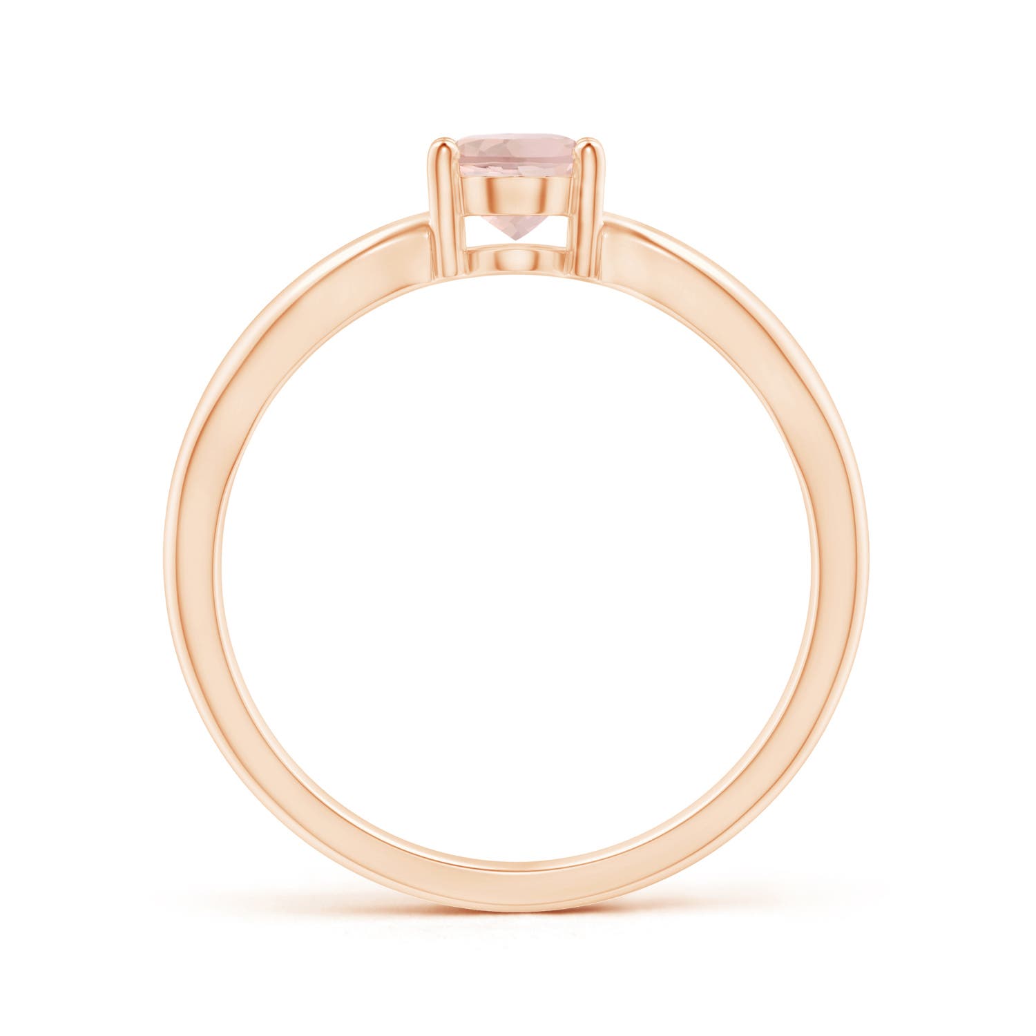 AAA - Morganite / 0.7 CT / 14 KT Rose Gold