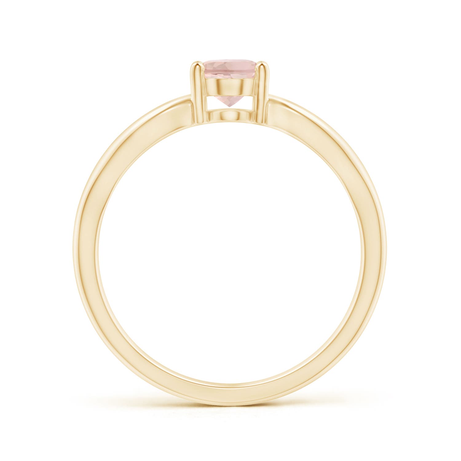 AAA - Morganite / 0.7 CT / 14 KT Yellow Gold