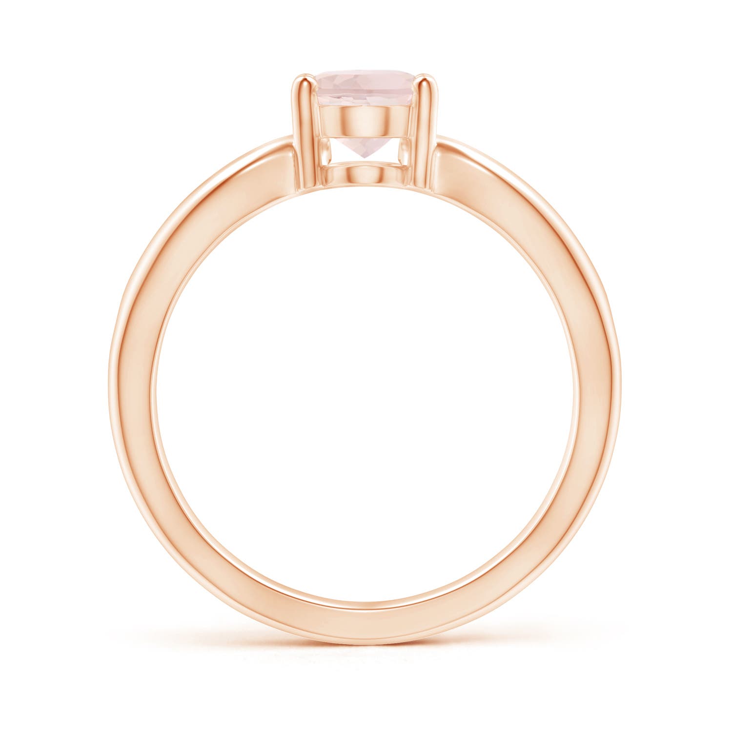 A - Morganite / 1.1 CT / 14 KT Rose Gold