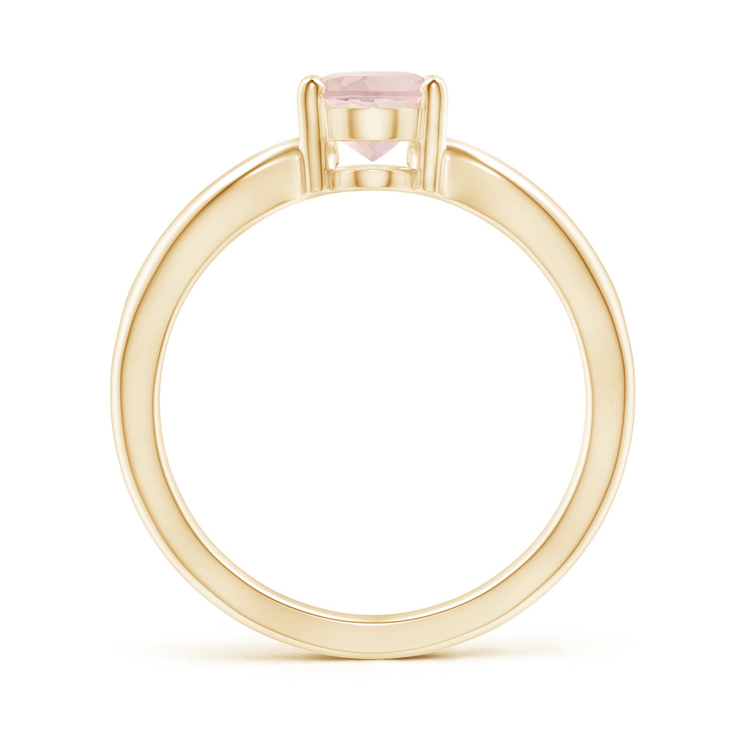 AA - Morganite / 1.1 CT / 14 KT Yellow Gold