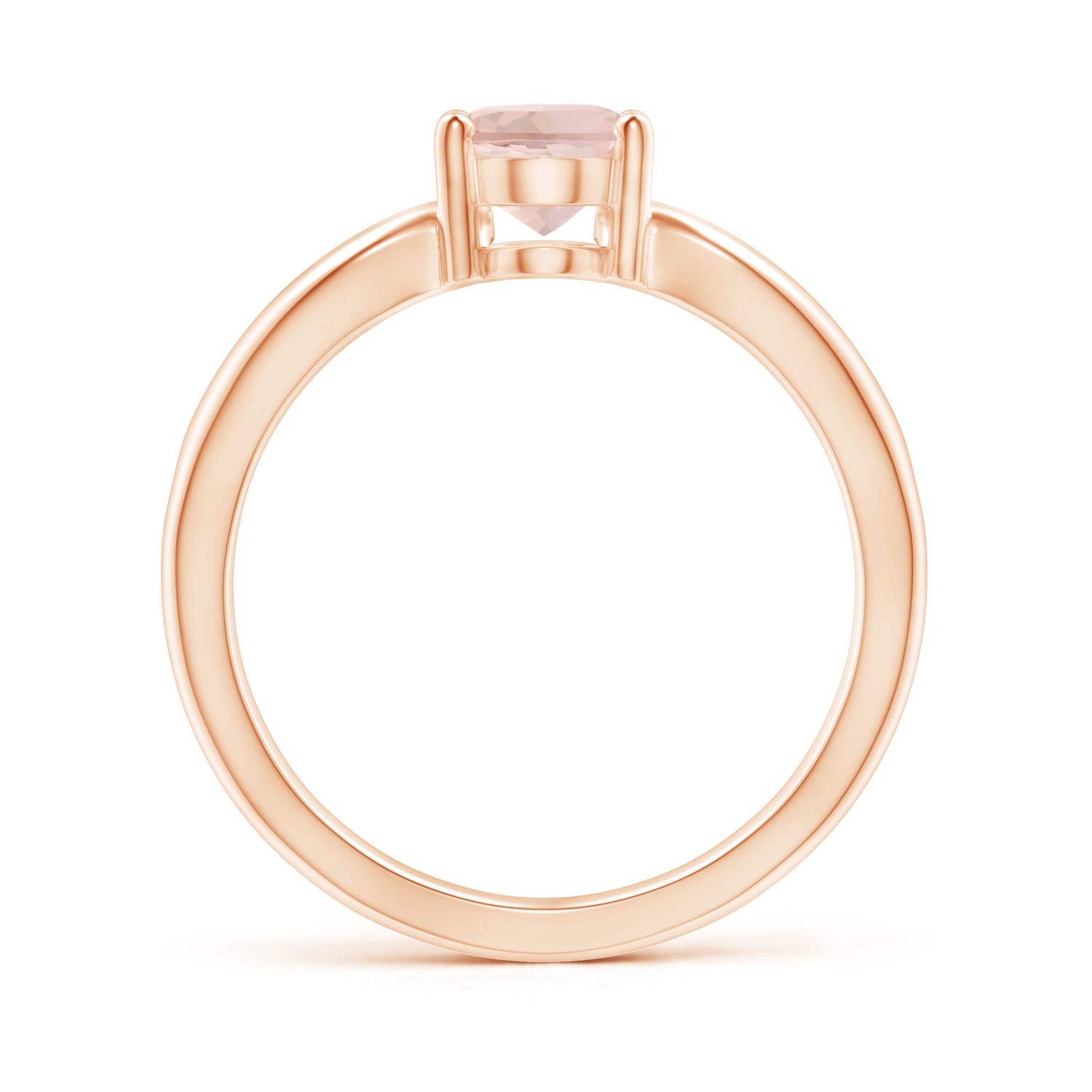 AAA - Morganite / 1.1 CT / 14 KT Rose Gold