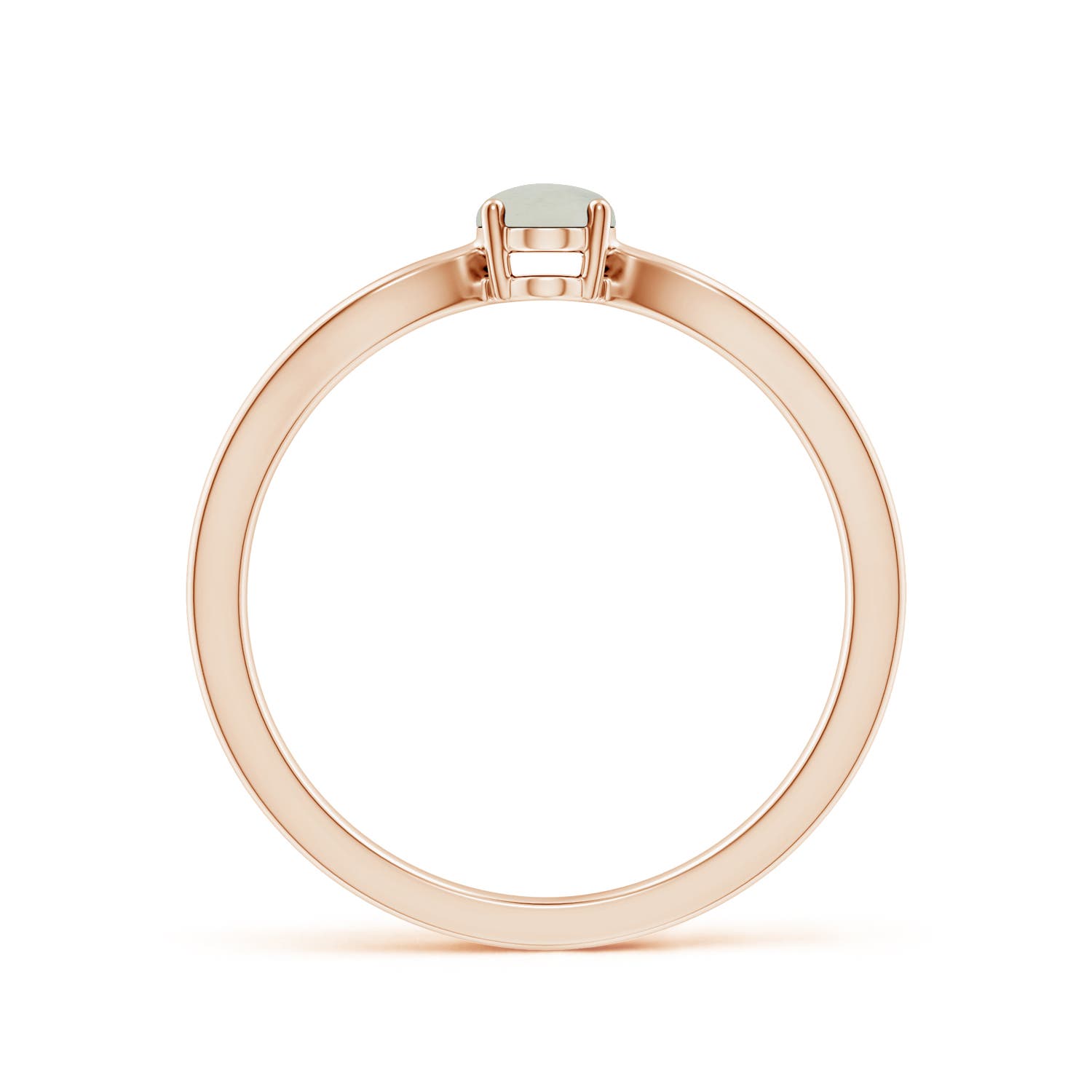 A - Moonstone / 0.37 CT / 14 KT Rose Gold