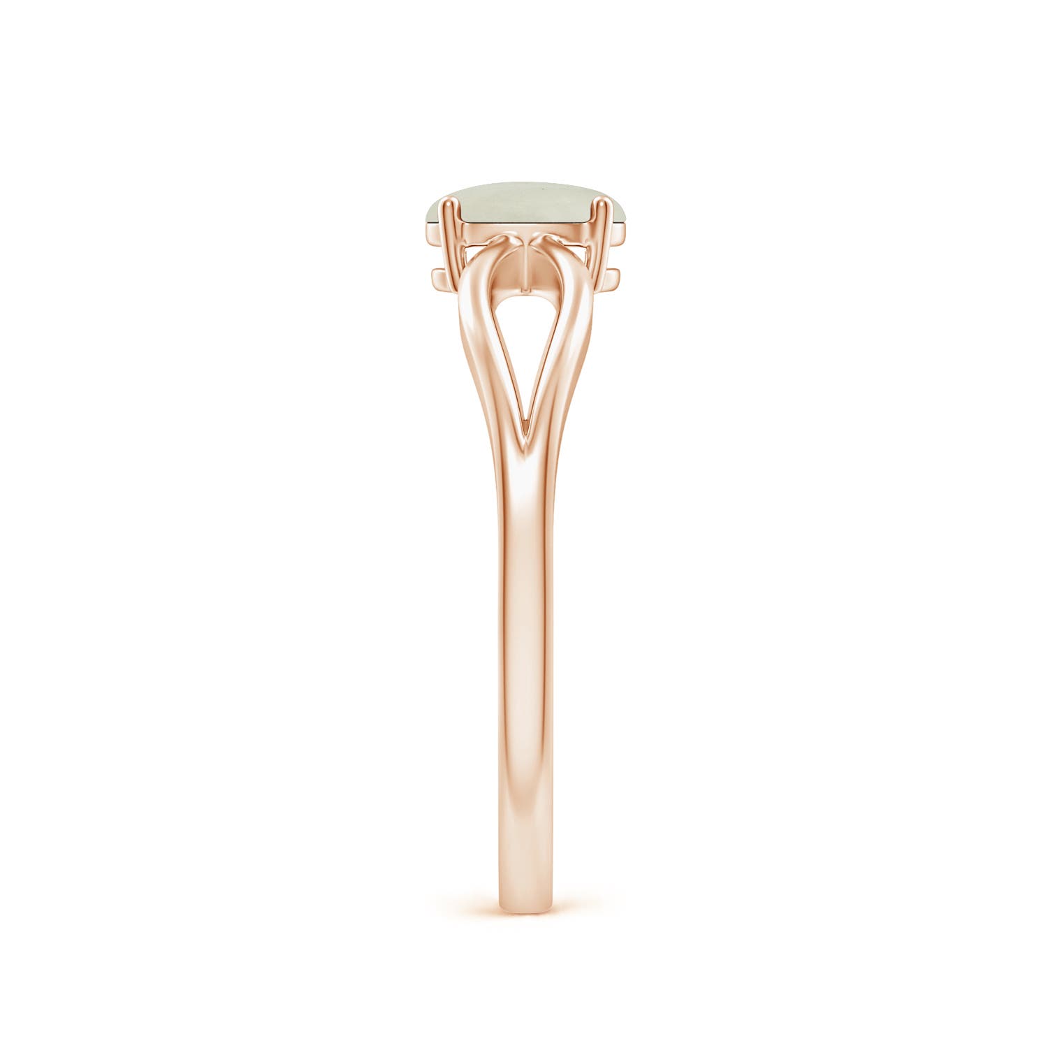 AA - Moonstone / 0.37 CT / 14 KT Rose Gold