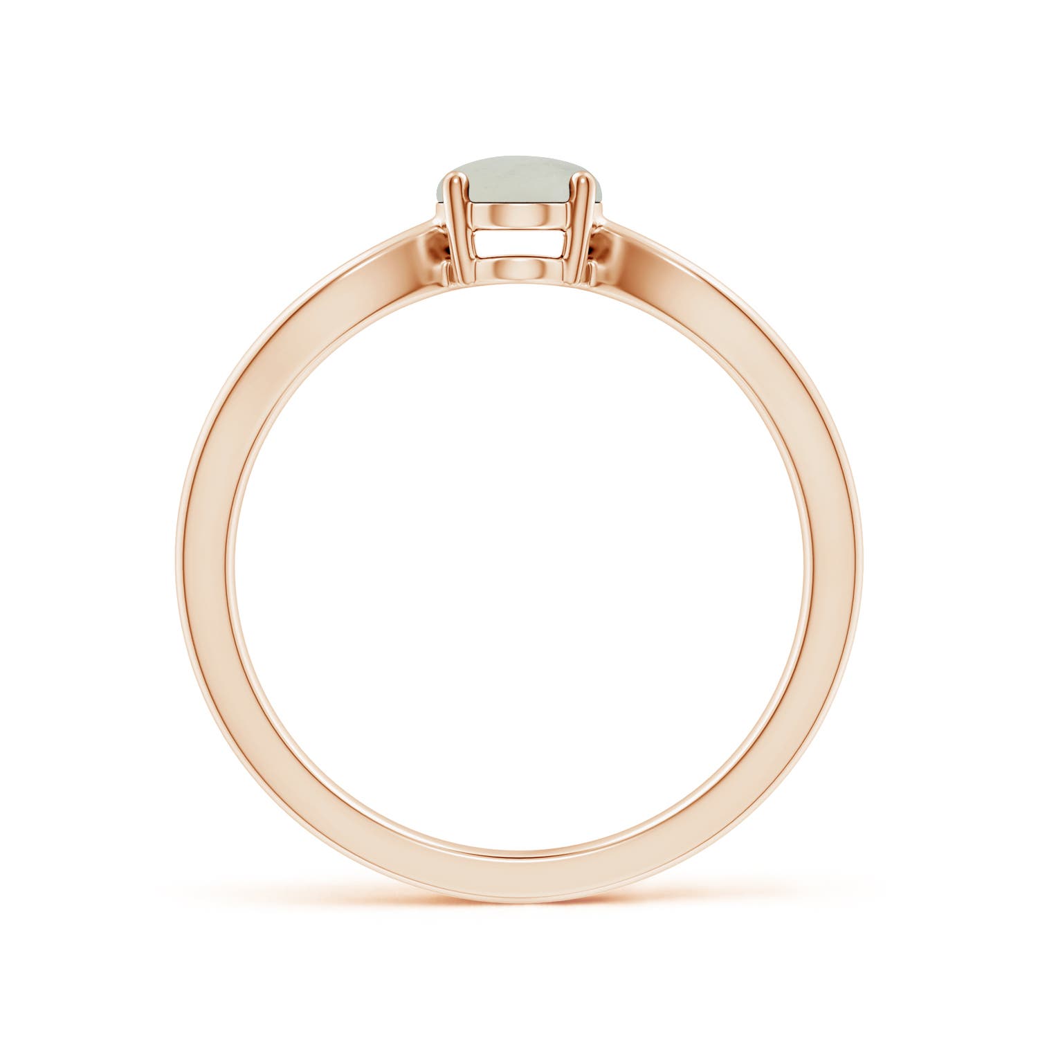 A - Moonstone / 0.68 CT / 14 KT Rose Gold