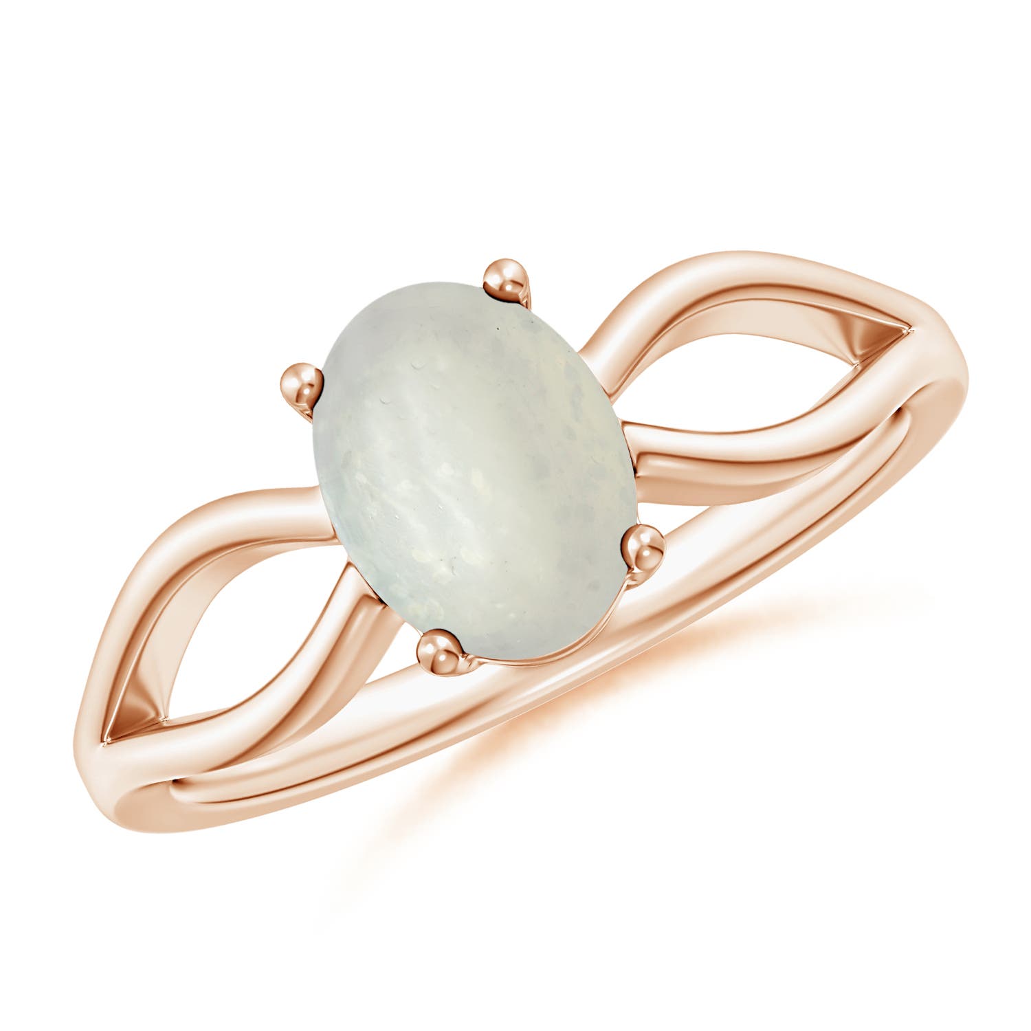 A - Moonstone / 1.1 CT / 14 KT Rose Gold