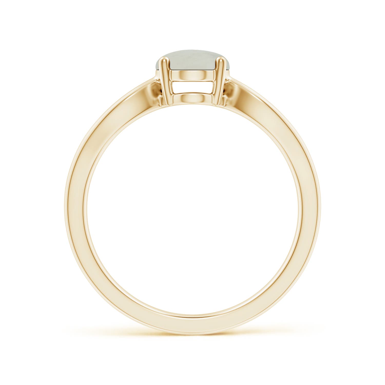 A - Moonstone / 1.1 CT / 14 KT Yellow Gold