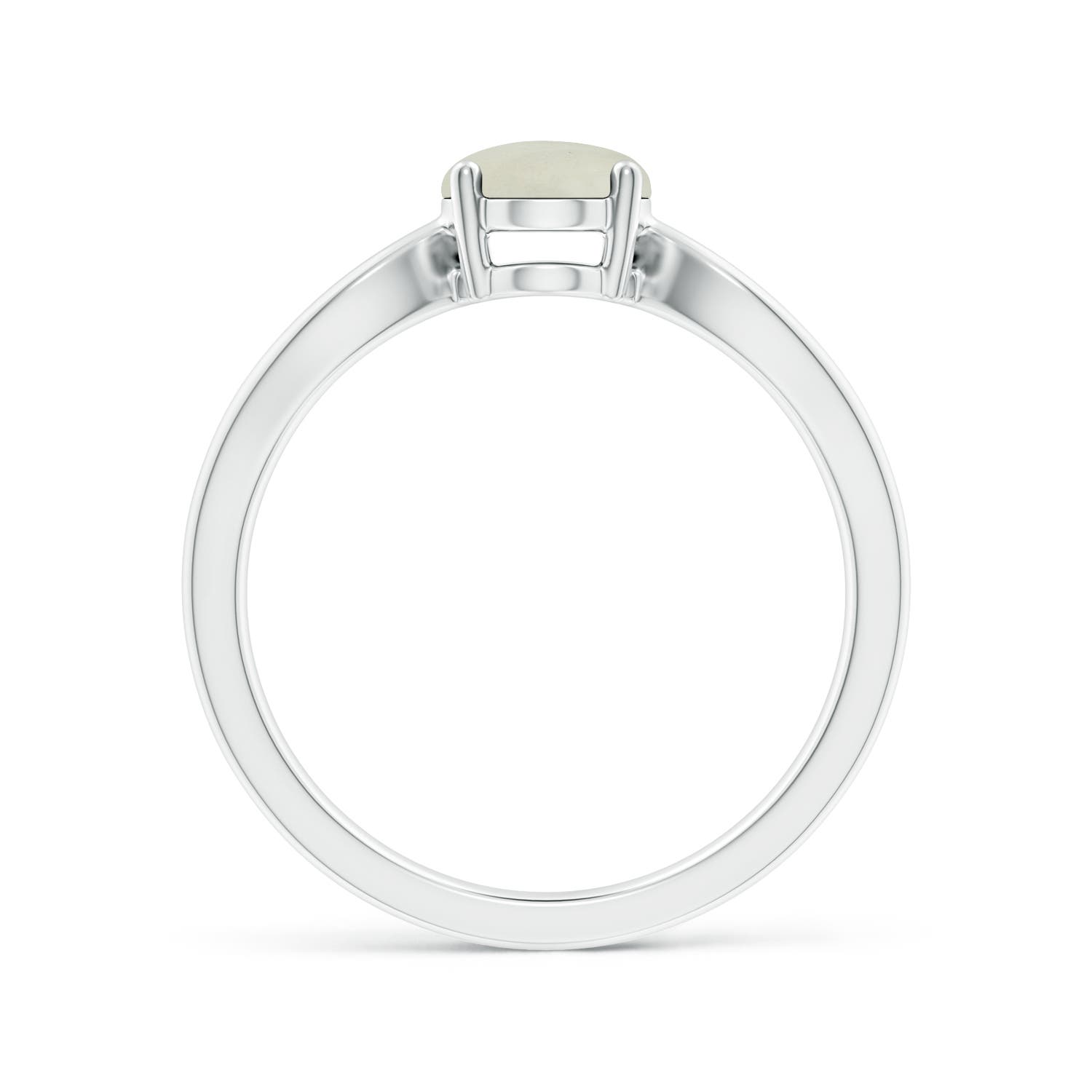 AA - Moonstone / 1.1 CT / 14 KT White Gold