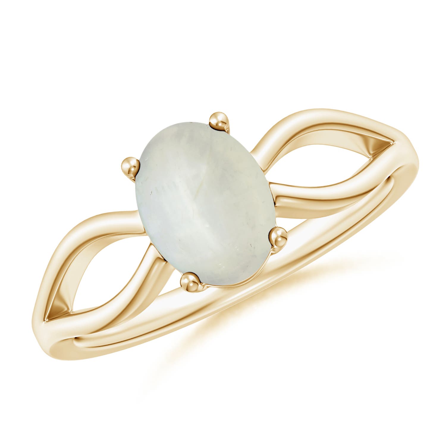 AA - Moonstone / 1.1 CT / 14 KT Yellow Gold