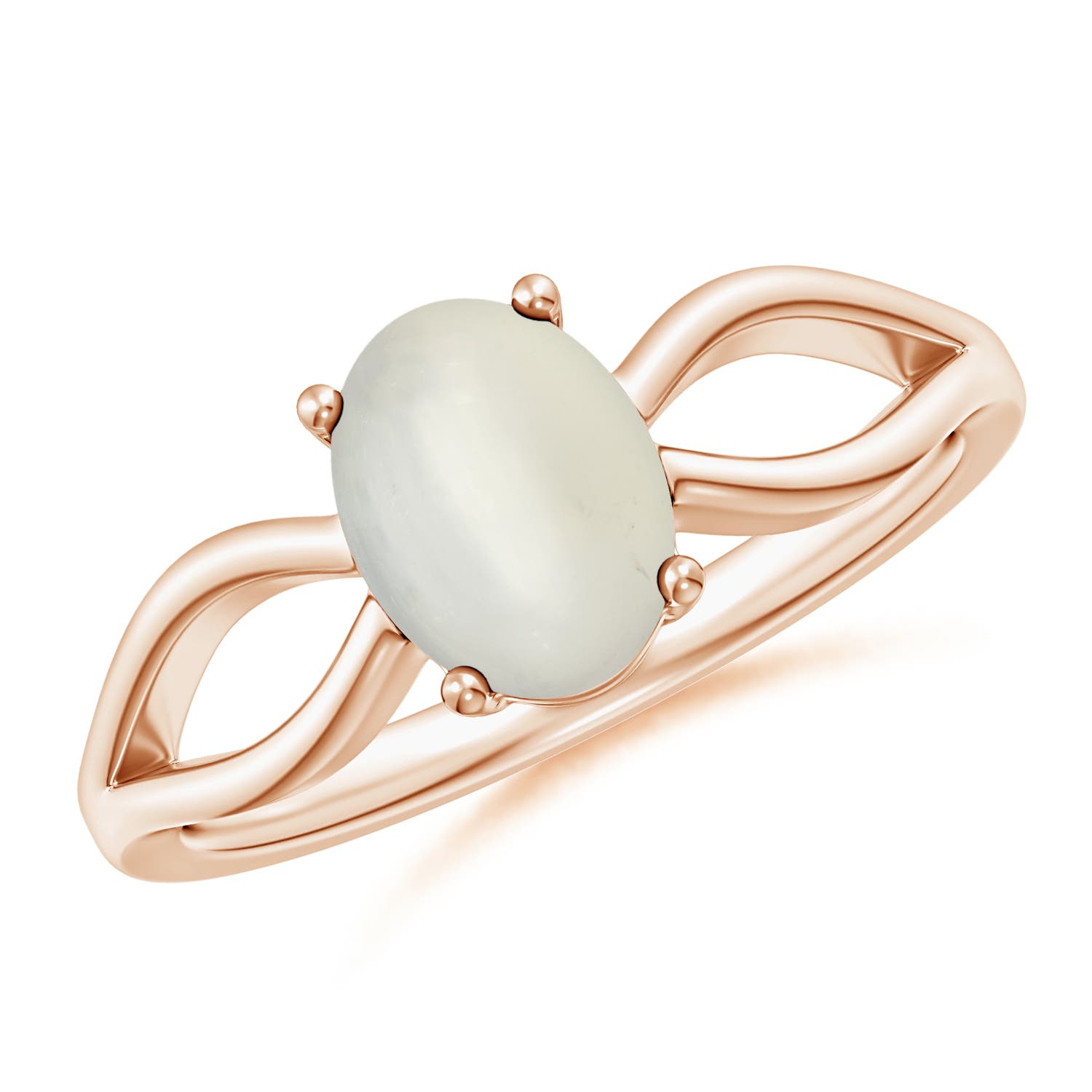 AAA - Moonstone / 1.1 CT / 14 KT Rose Gold