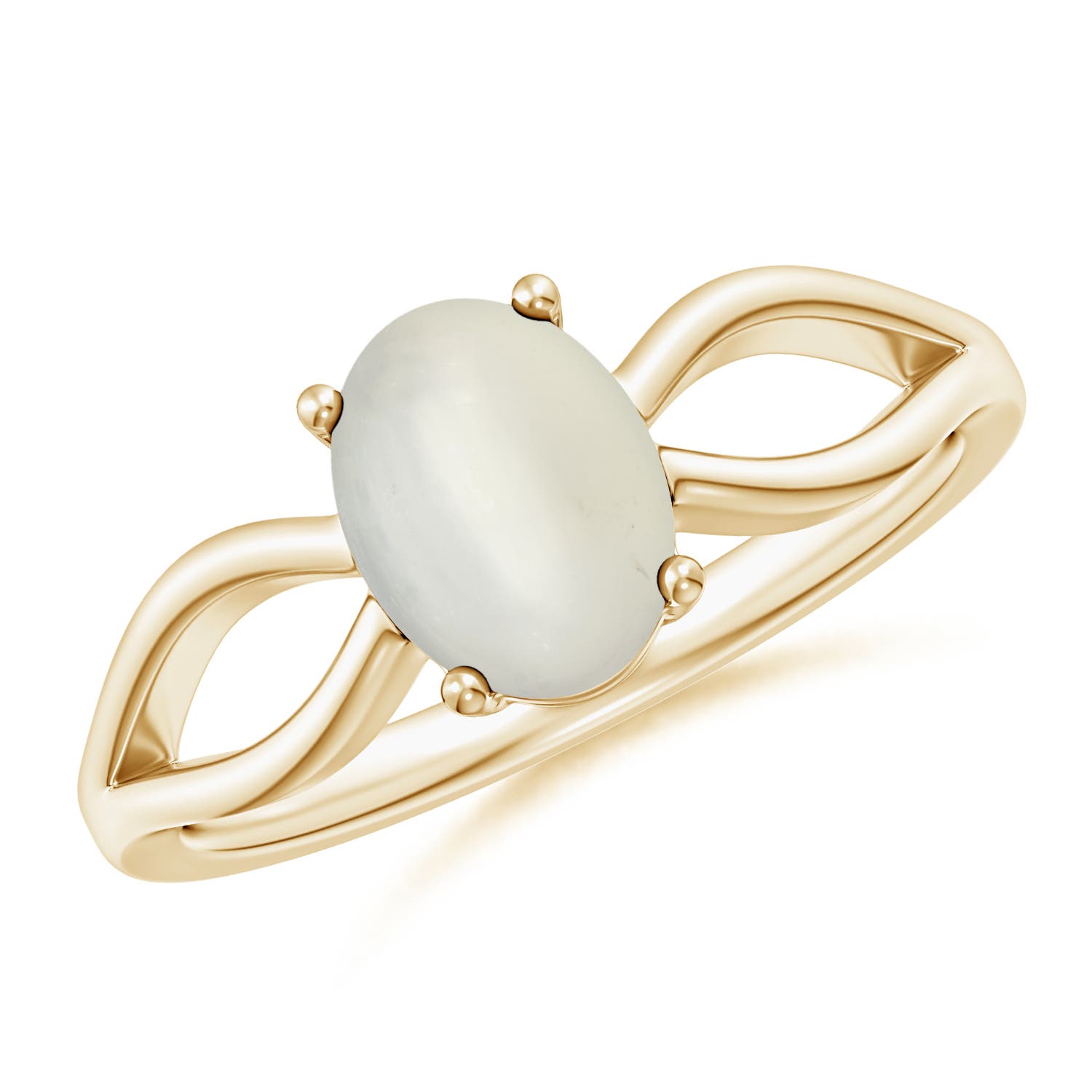 AAA - Moonstone / 1.1 CT / 14 KT Yellow Gold