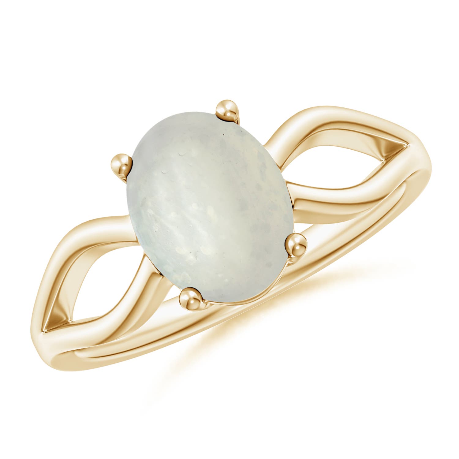 A - Moonstone / 1.7 CT / 14 KT Yellow Gold