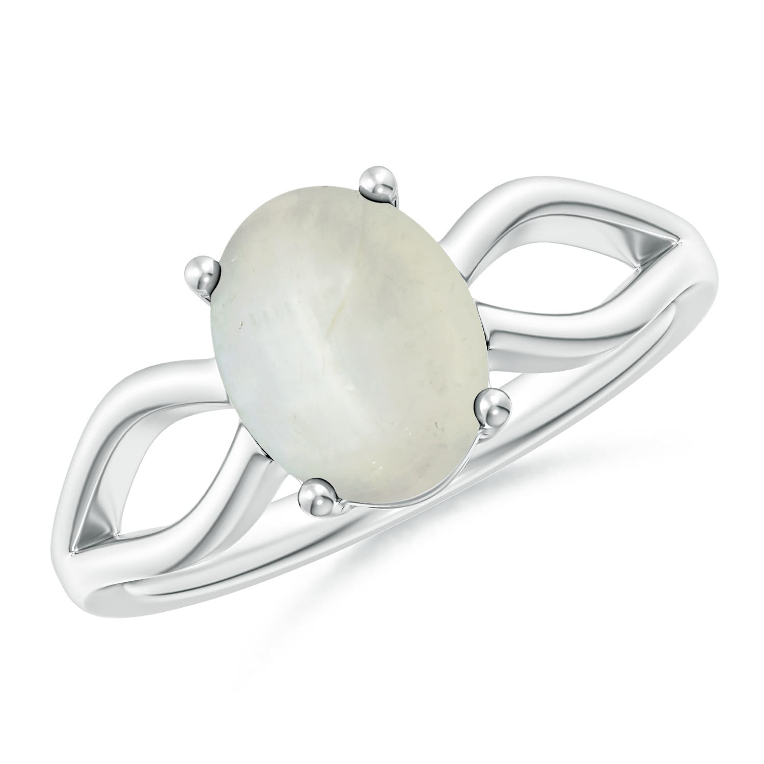 AA - Moonstone / 1.7 CT / 14 KT White Gold