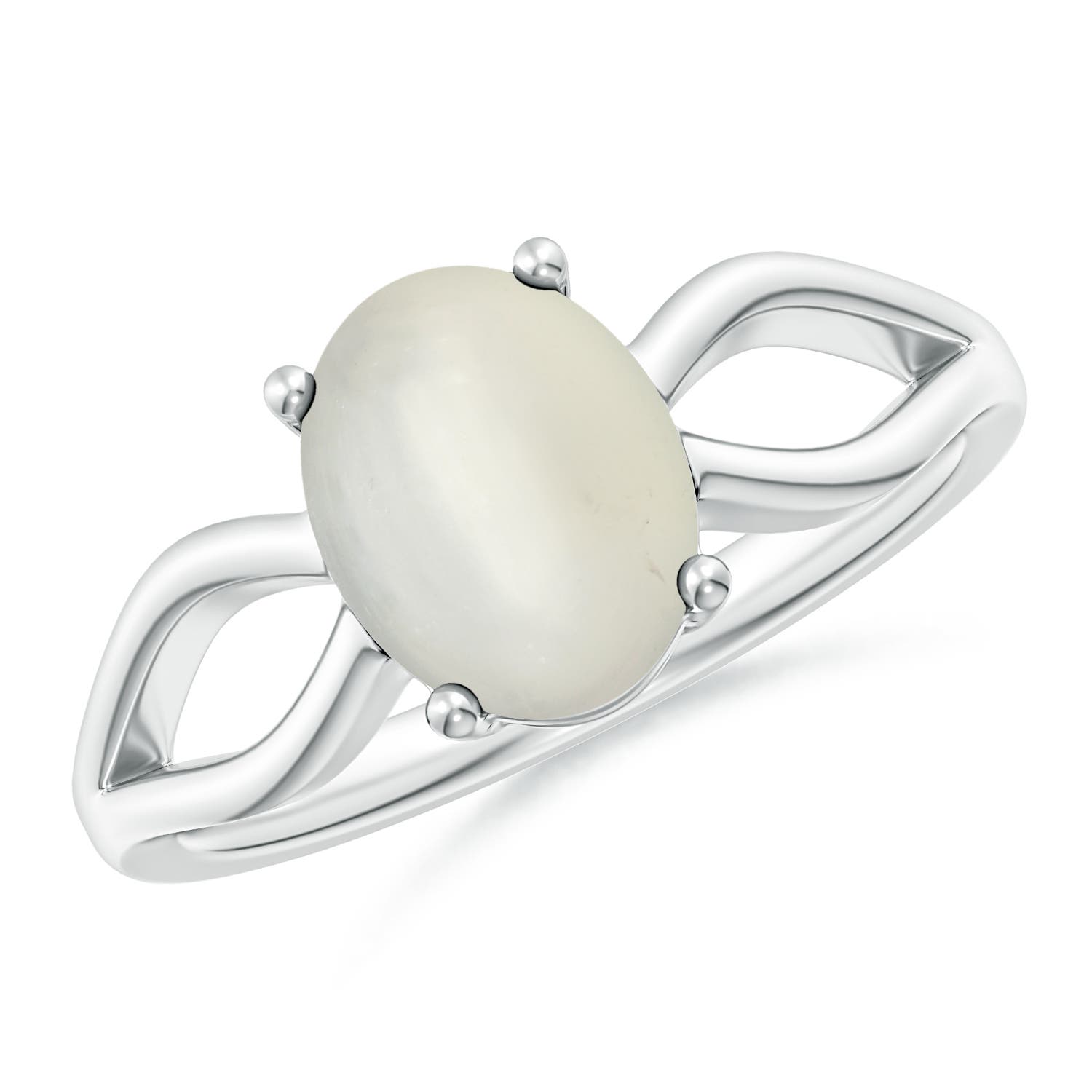 AAA - Moonstone / 1.7 CT / 14 KT White Gold