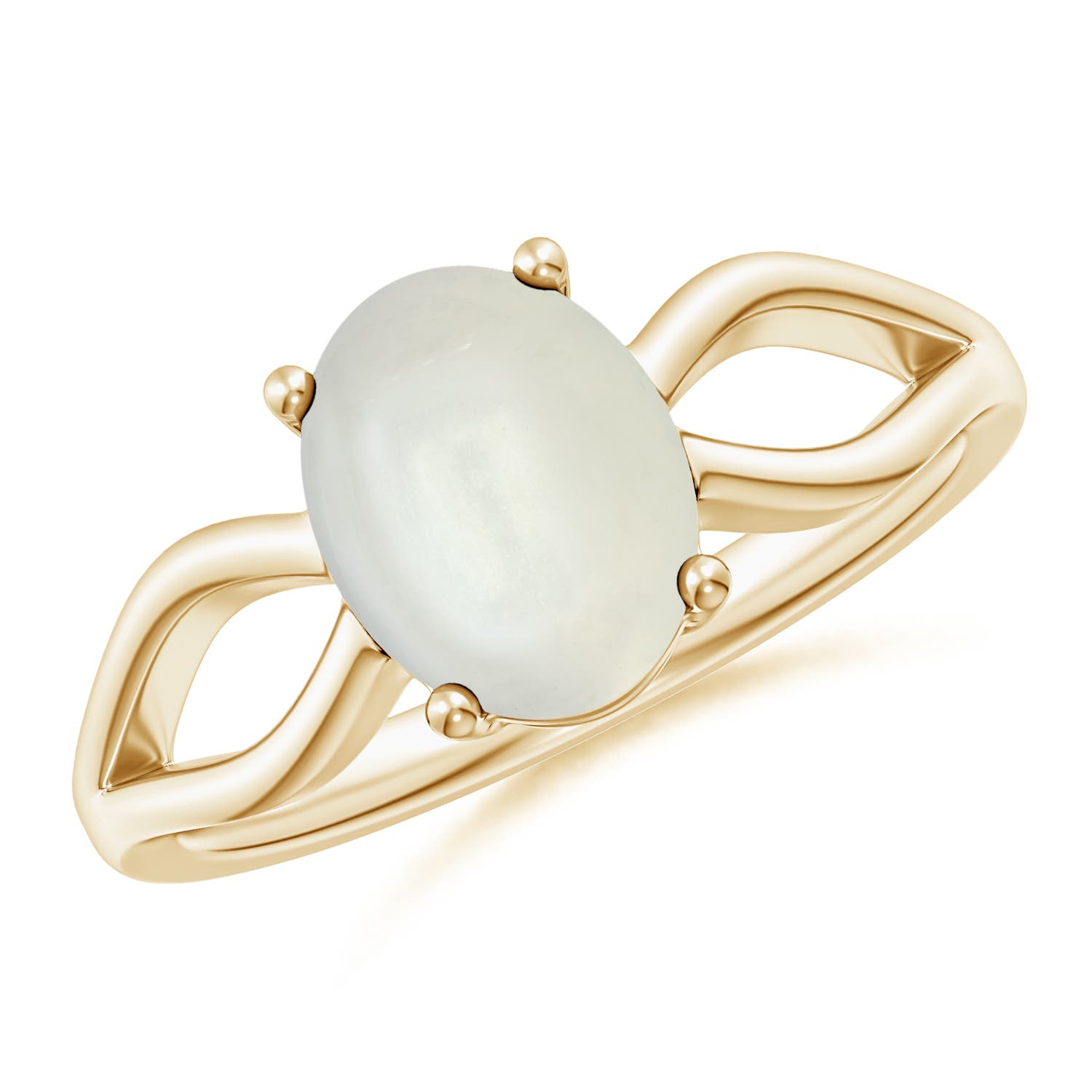 AAAA - Moonstone / 1.7 CT / 14 KT Yellow Gold