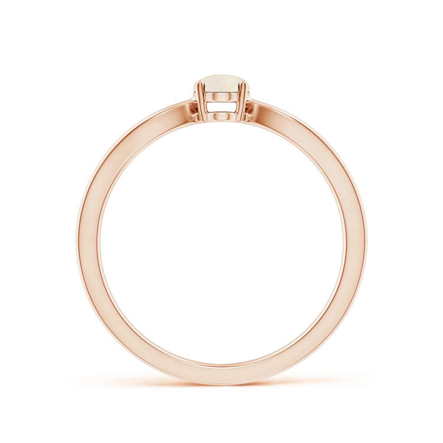 A - Opal / 0.28 CT / 14 KT Rose Gold