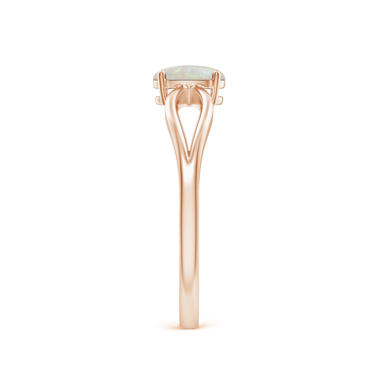 AA - Opal / 0.28 CT / 14 KT Rose Gold