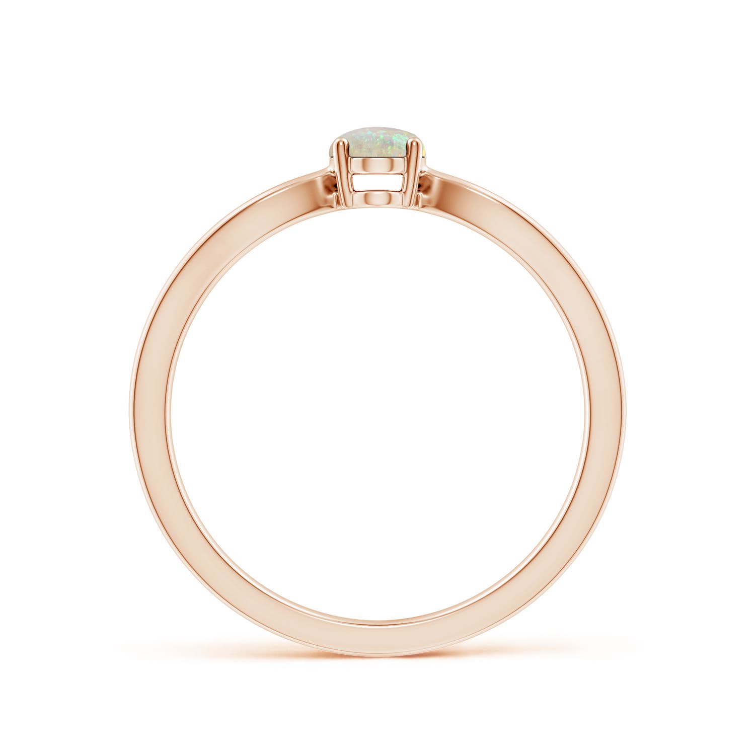 AAA - Opal / 0.28 CT / 14 KT Rose Gold