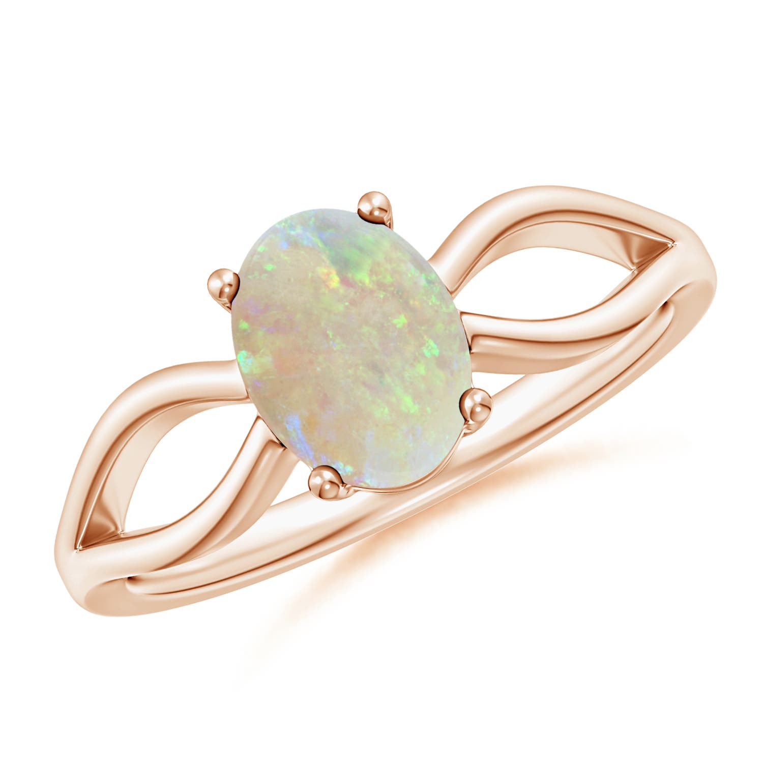 AAA - Opal / 0.8 CT / 14 KT Rose Gold