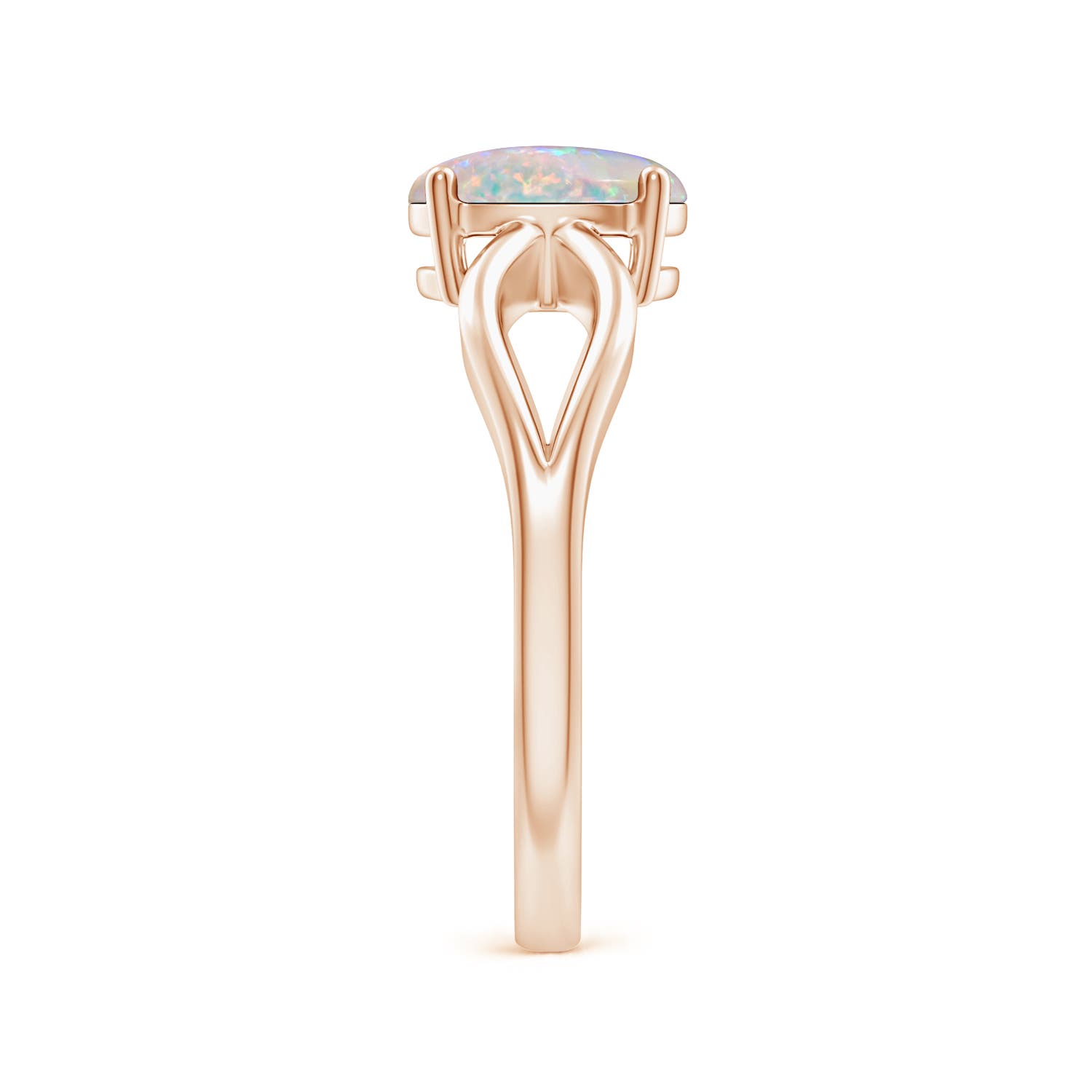 AAAA - Opal / 0.8 CT / 14 KT Rose Gold