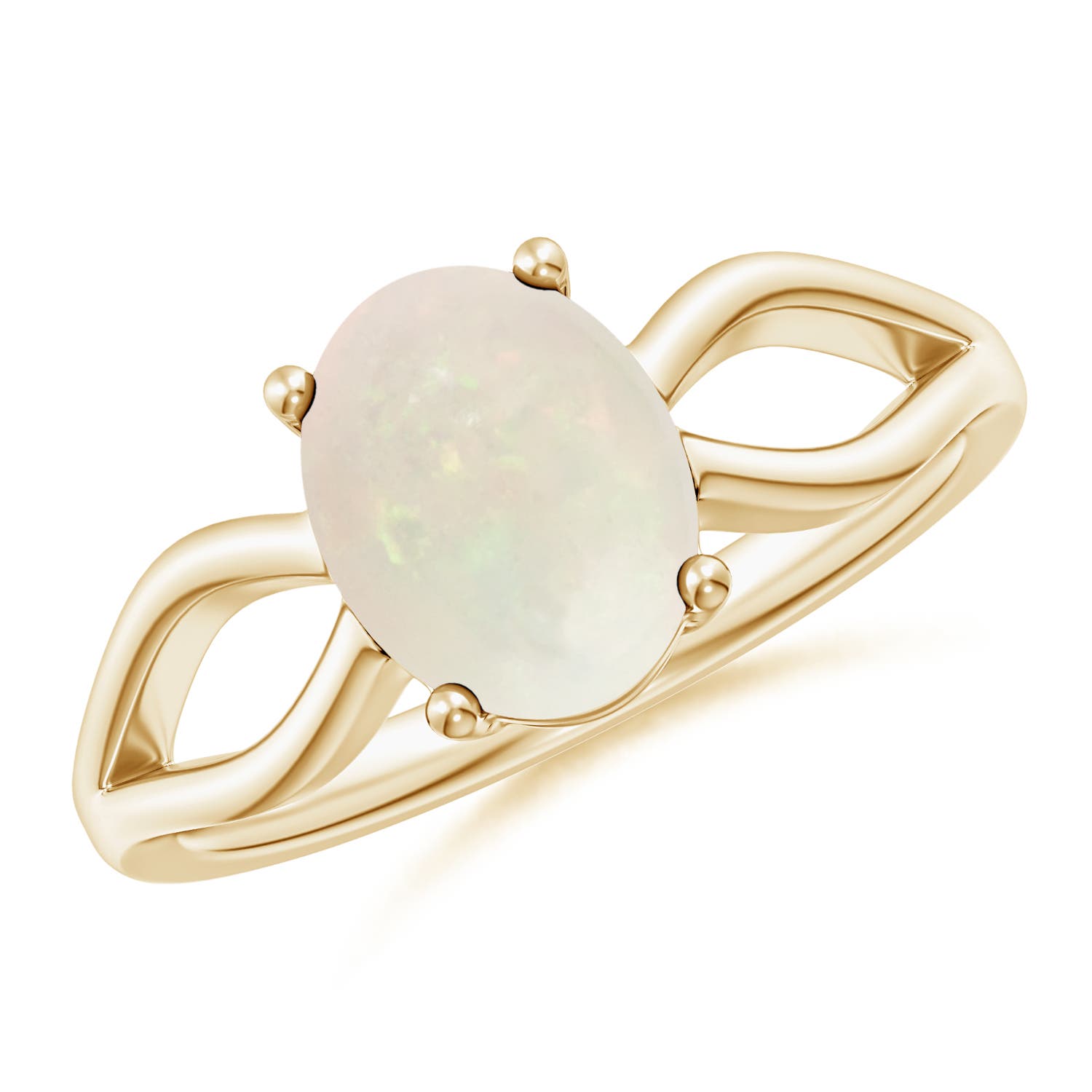 A - Opal / 1.1 CT / 14 KT Yellow Gold