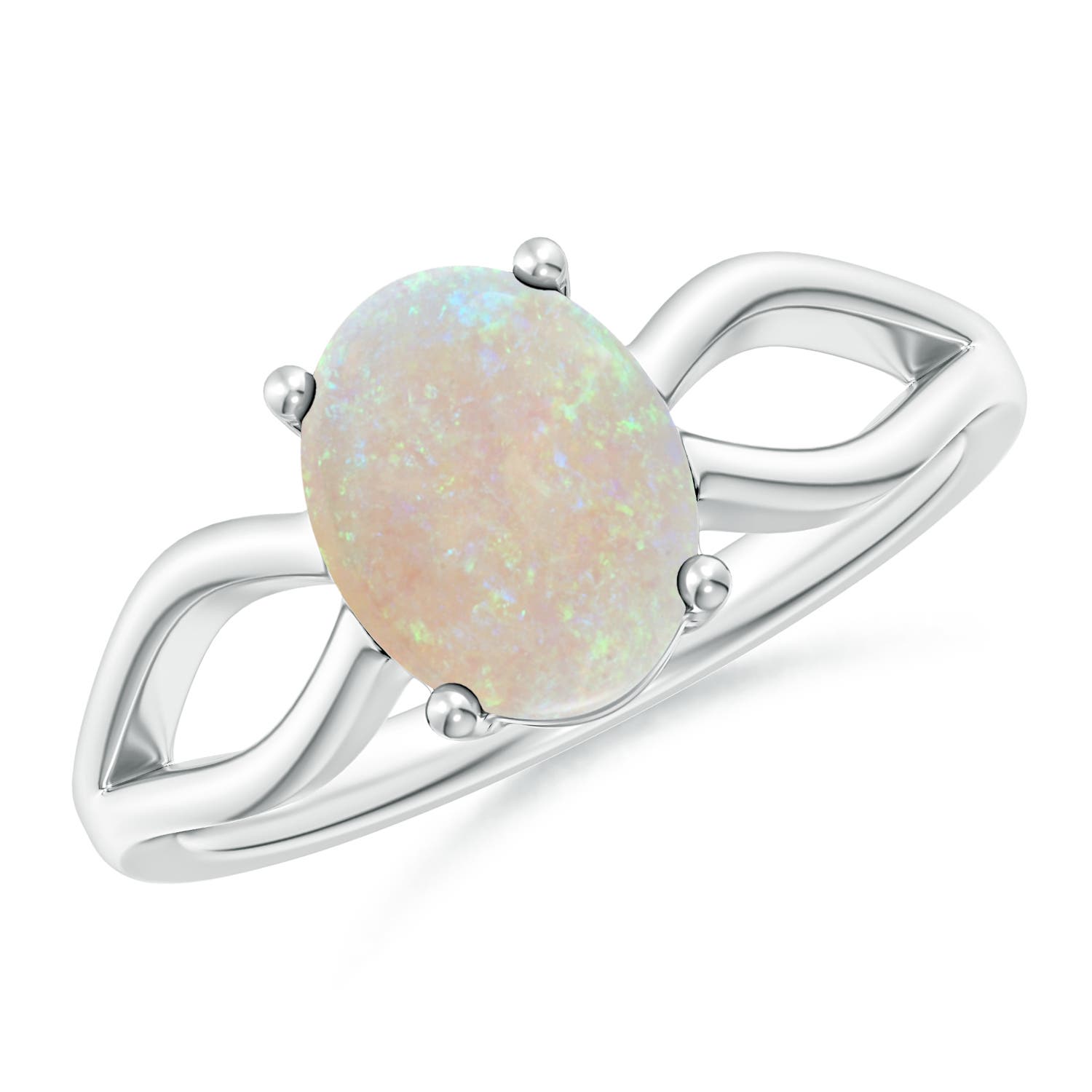 AA - Opal / 1.1 CT / 14 KT White Gold