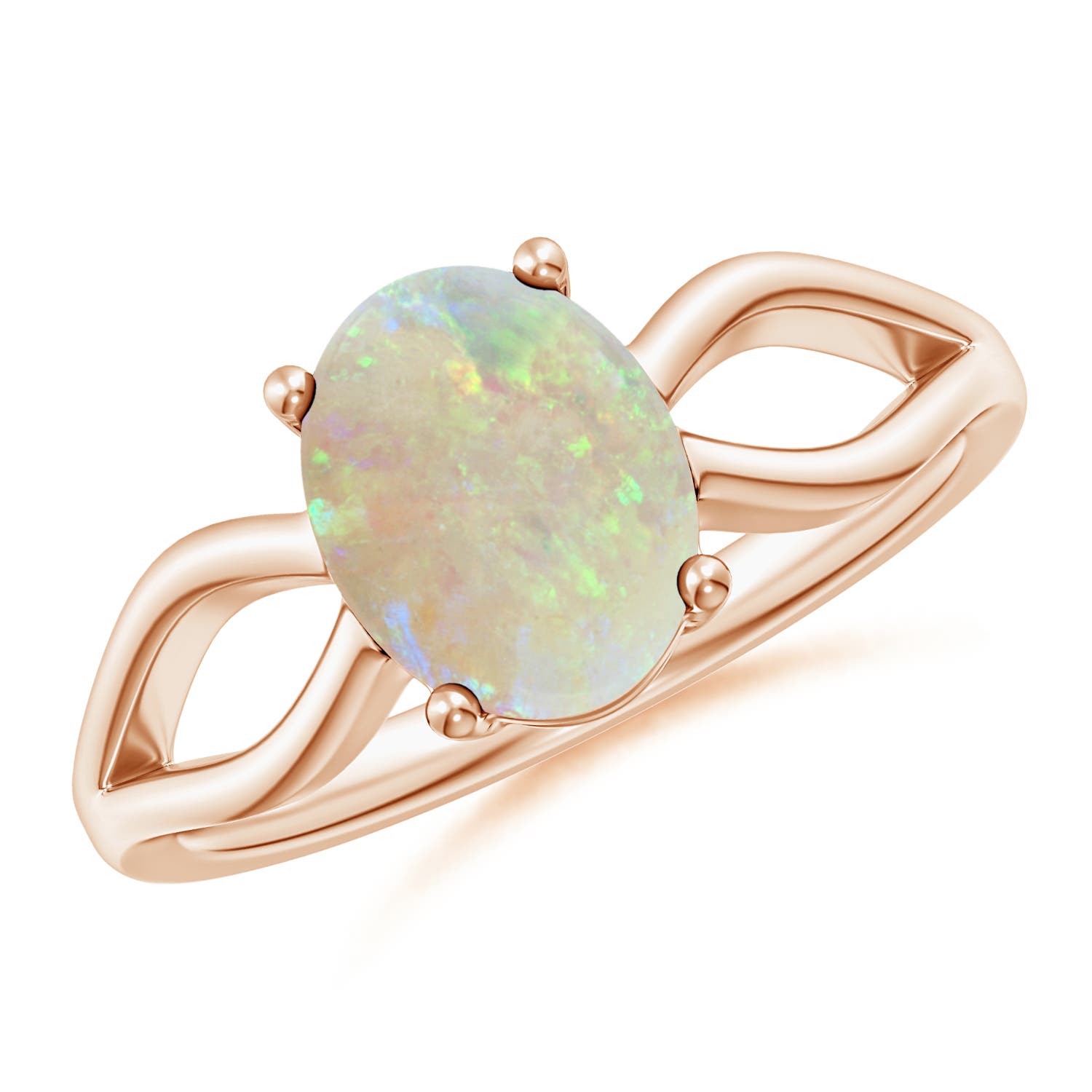 AAA - Opal / 1.1 CT / 14 KT Rose Gold