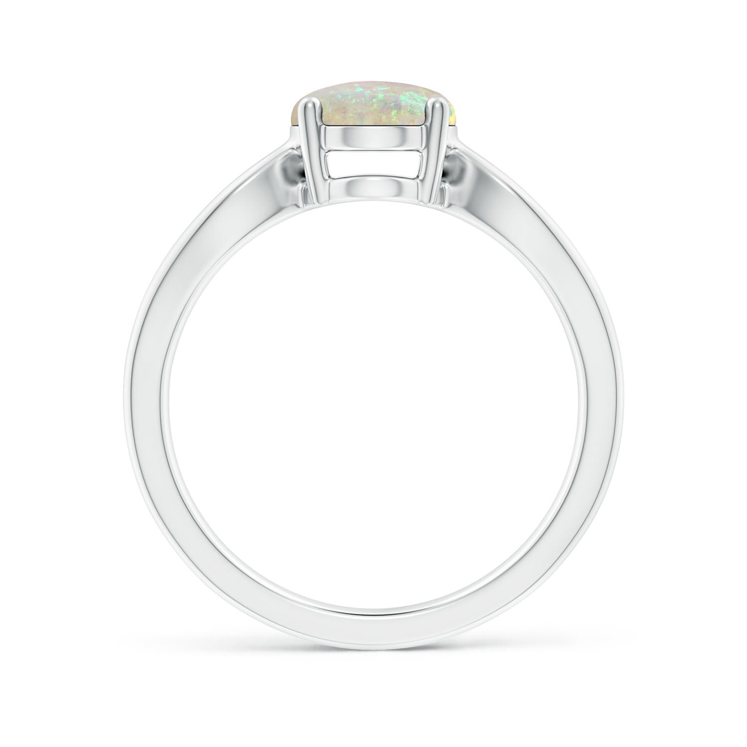 AAA - Opal / 1.1 CT / 14 KT White Gold