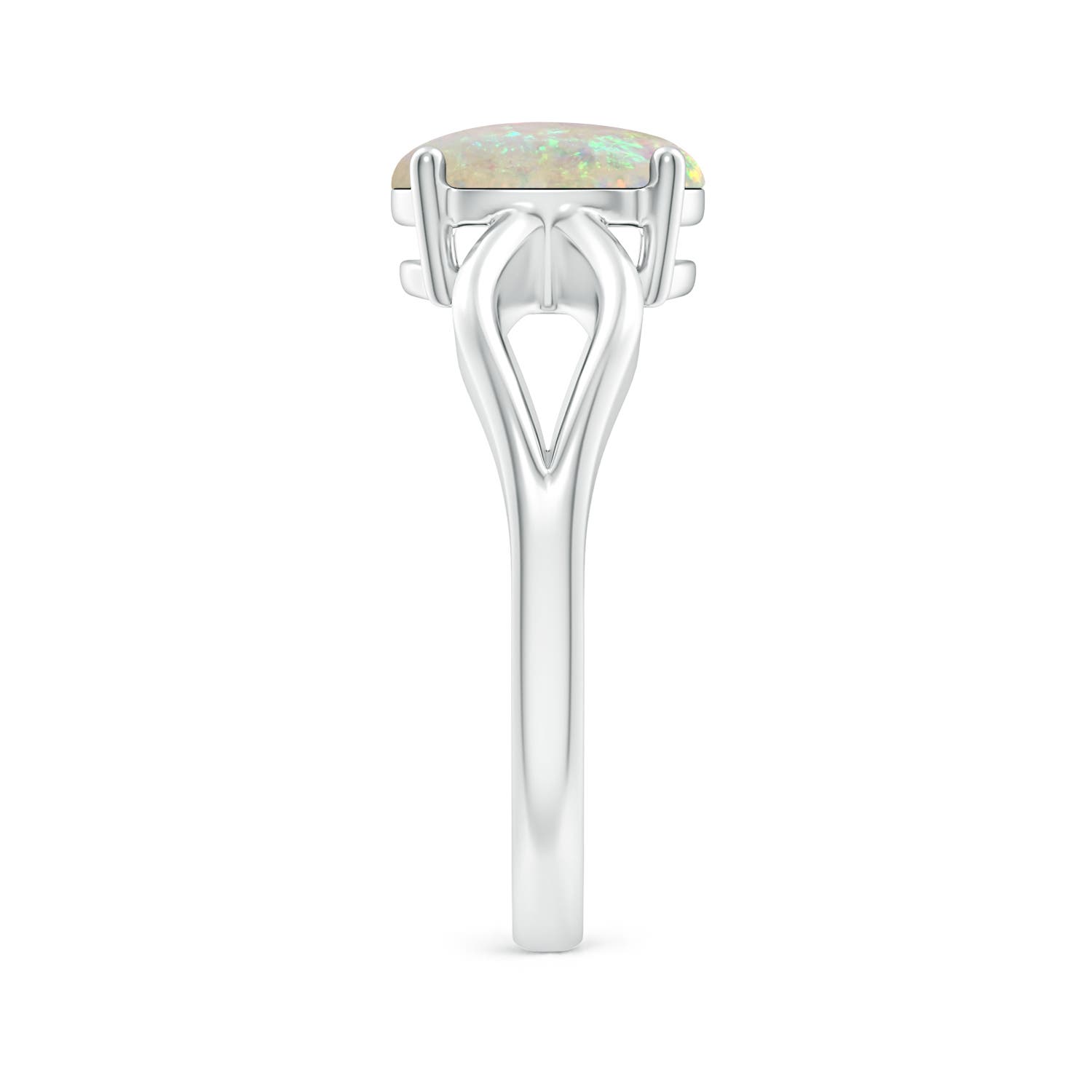 AAA - Opal / 1.1 CT / 14 KT White Gold