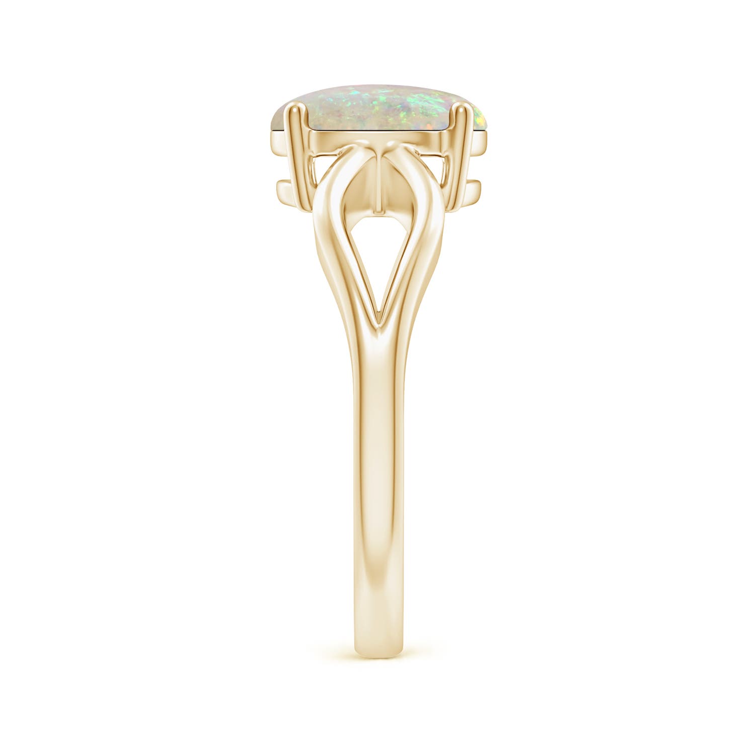 AAA - Opal / 1.1 CT / 14 KT Yellow Gold