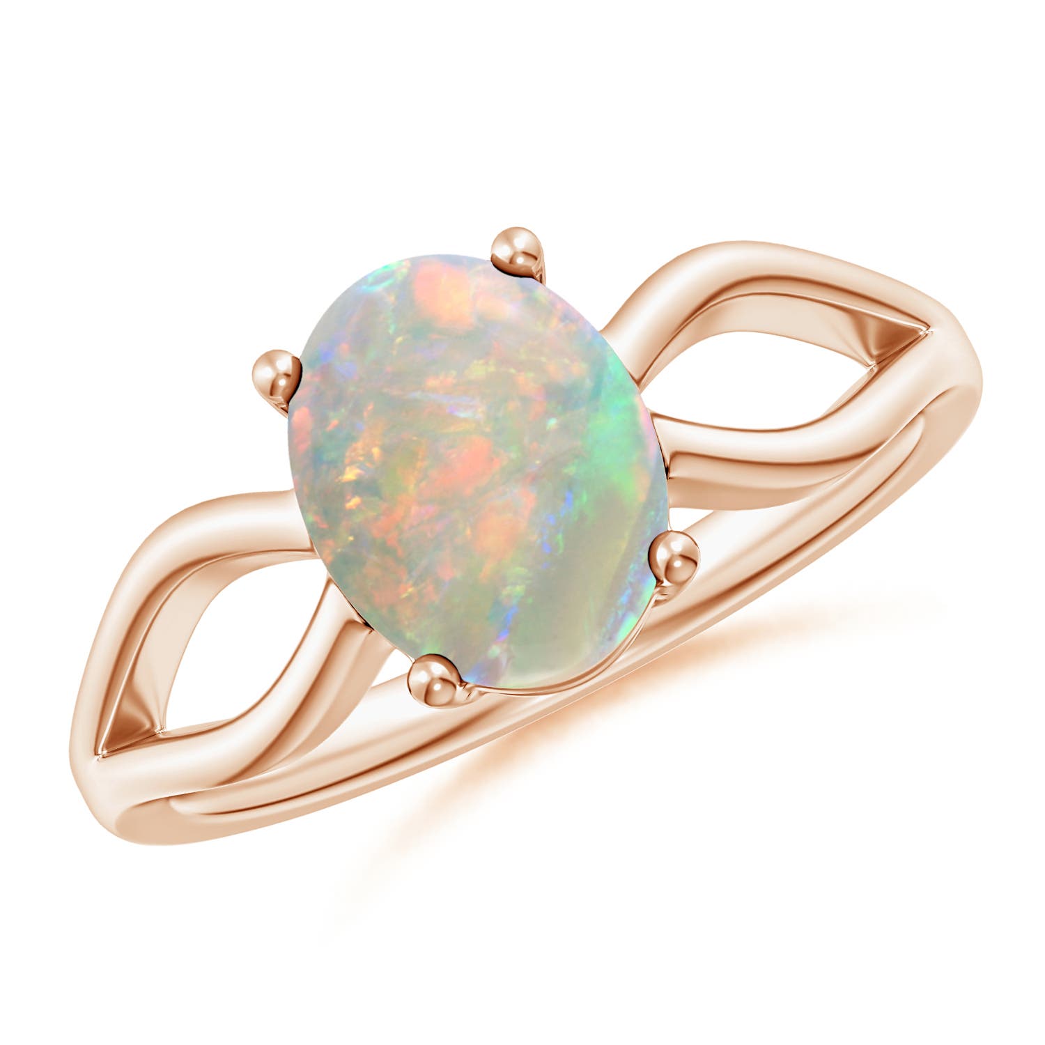 AAAA - Opal / 1.1 CT / 14 KT Rose Gold