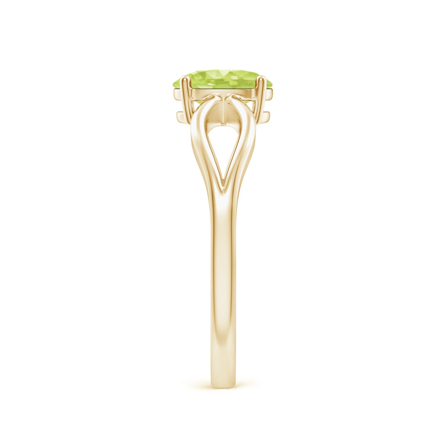 A - Peridot / 0.85 CT / 14 KT Yellow Gold