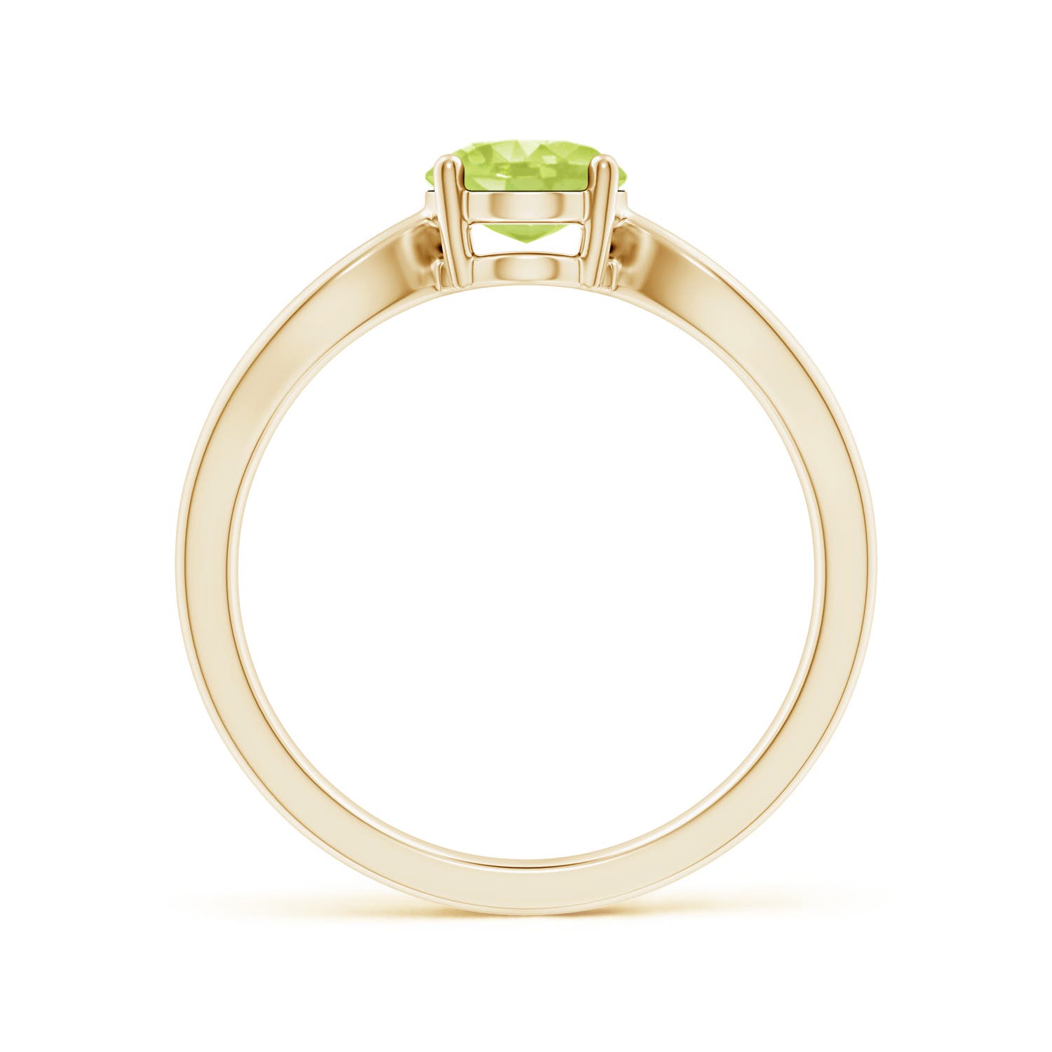 A - Peridot / 1.35 CT / 14 KT Yellow Gold